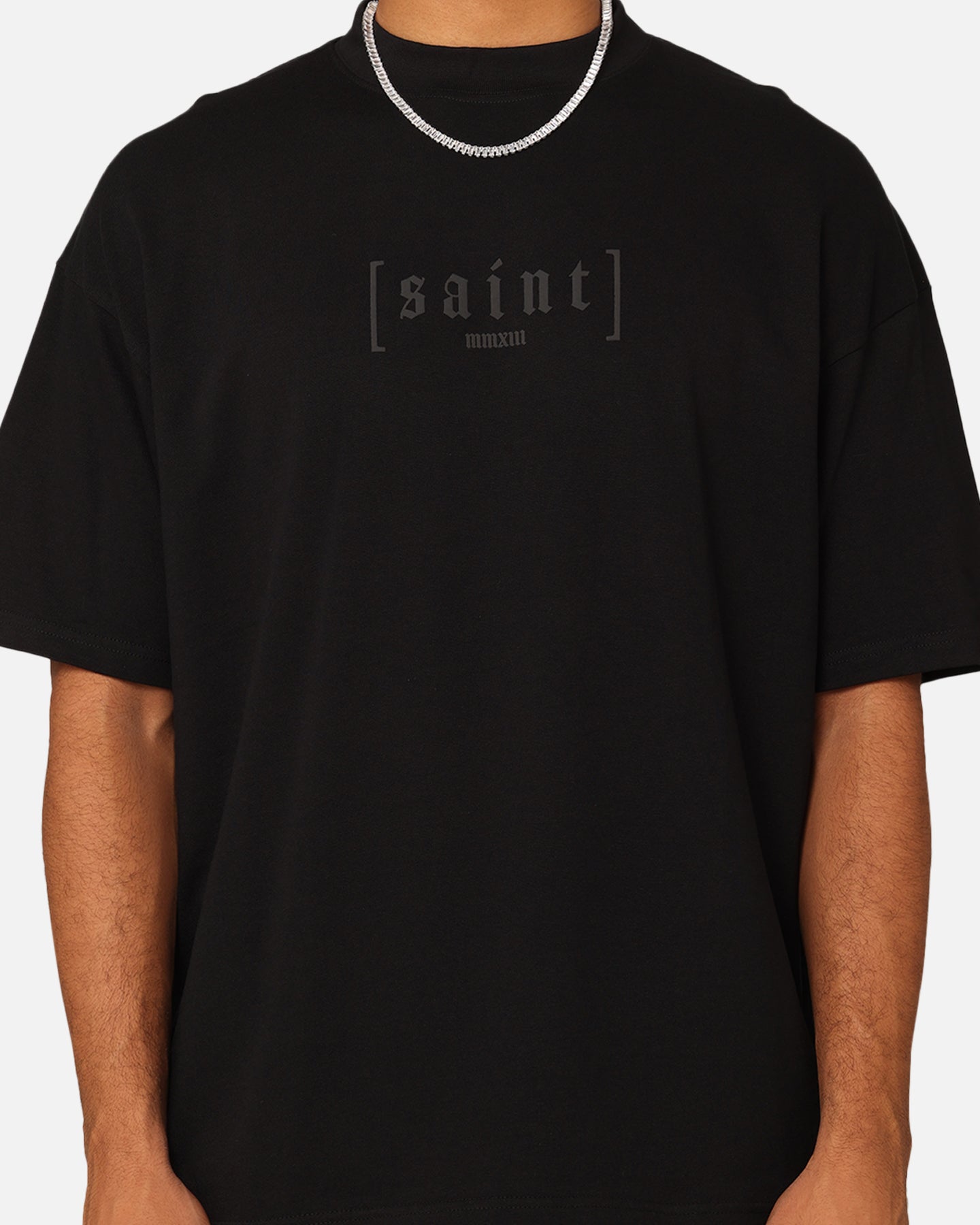 Saint Morta Rebirth Mock Neck T-Shirt Black、mySite、zt4zffjzw