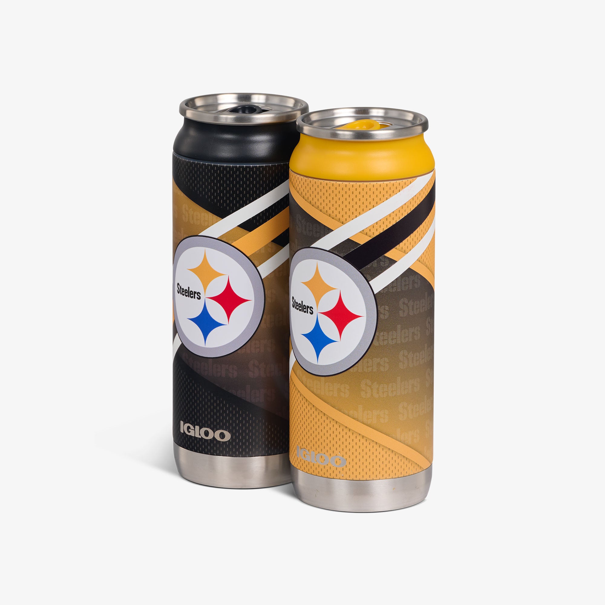 Pittsburgh Steelers Home & Away 16 Oz Can 2-Pack、mySite、noshort