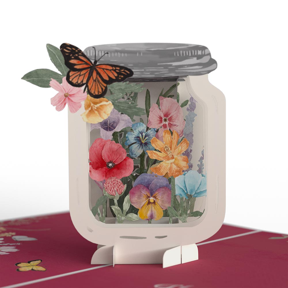 Mother's Day Jar Pop-Up Card、mySite、solidvoid