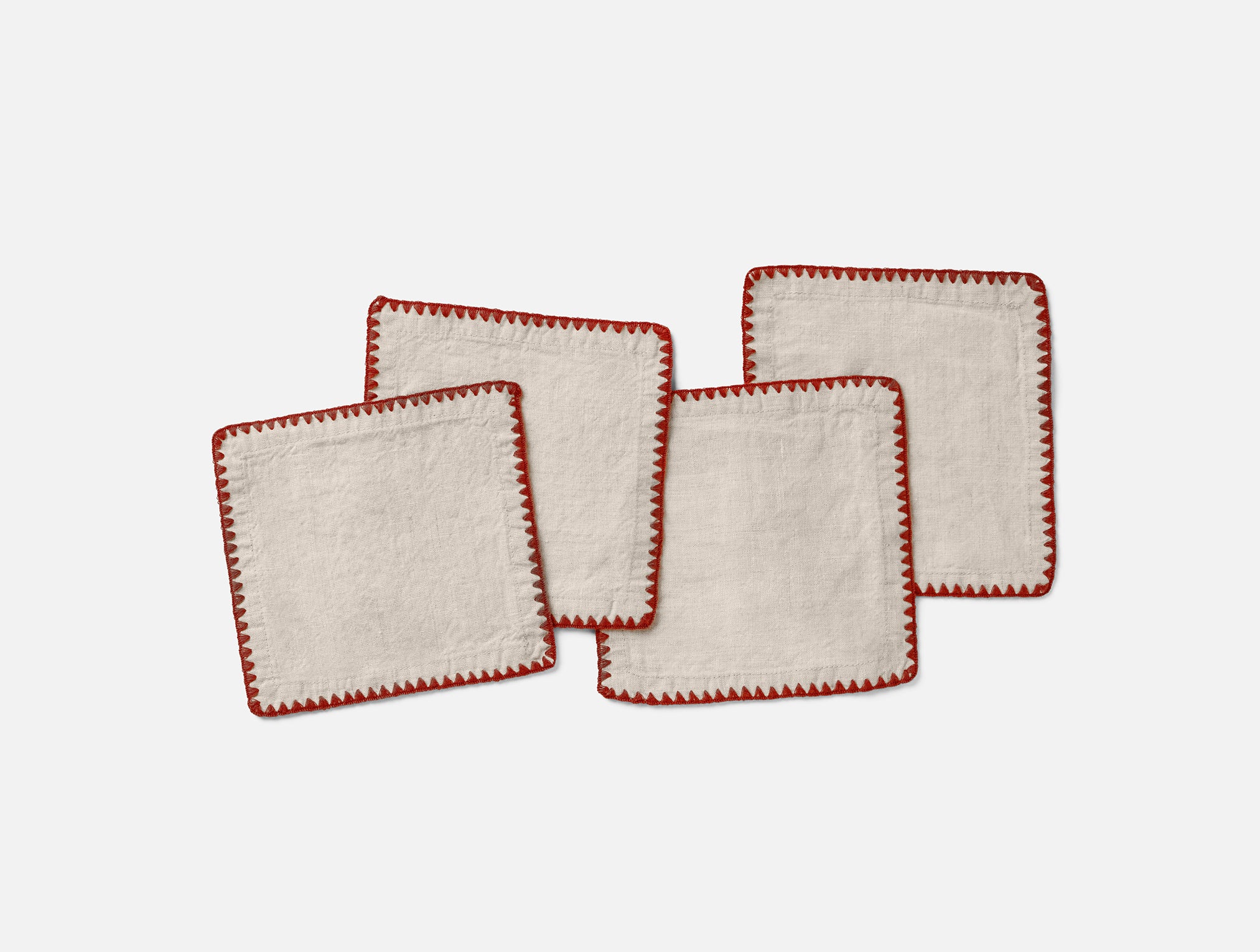  Olivos Embroidered Organic Linen Napkins、mySite、sugarbowlscore