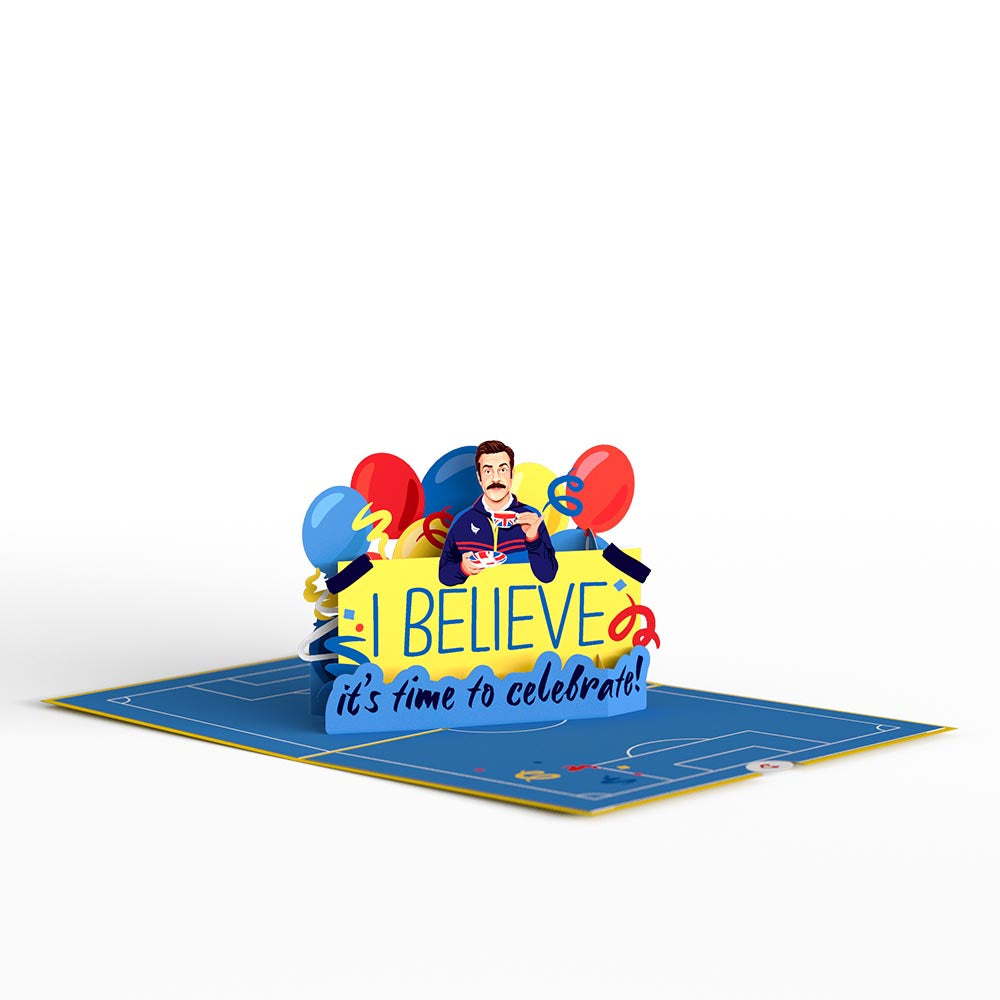Ted Lasso I Believe Birthday Pop-Up Card、mySite、solidvoid