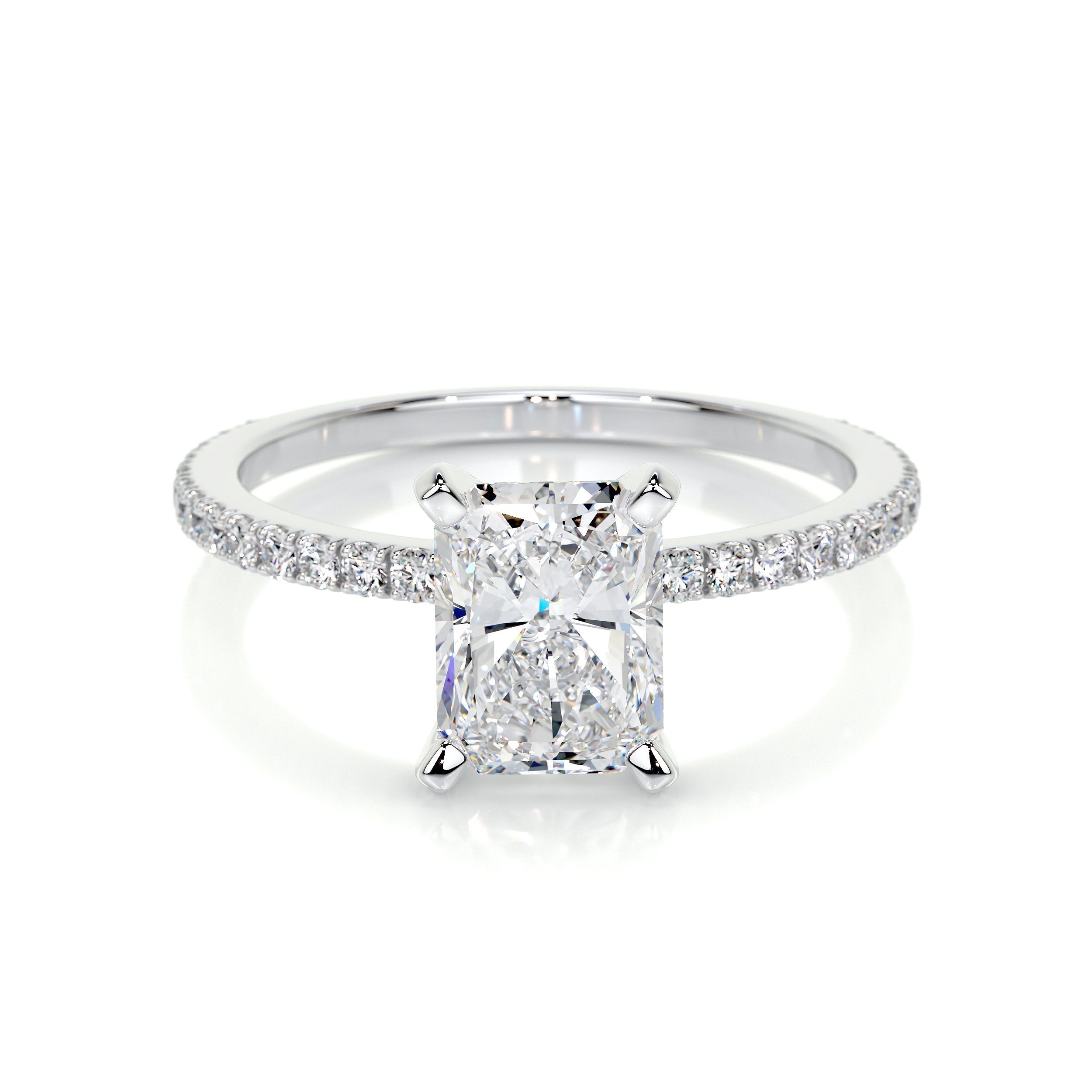 Audrey Lab Grown Diamond Ring -14K White Gold (RTS)、mySite、hinf8tx79