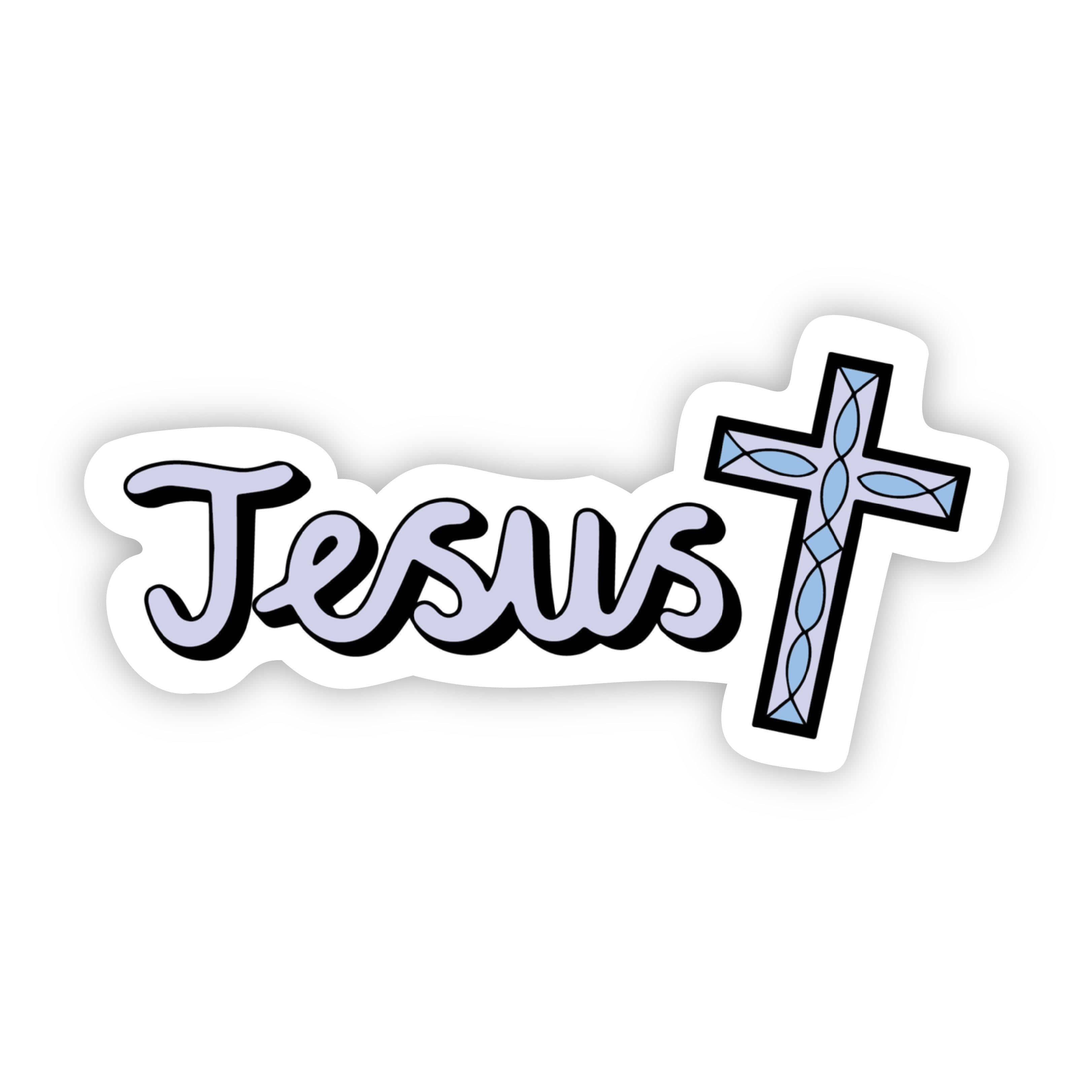  Jesus with Cross Sticker、mySite、elrpsem3k