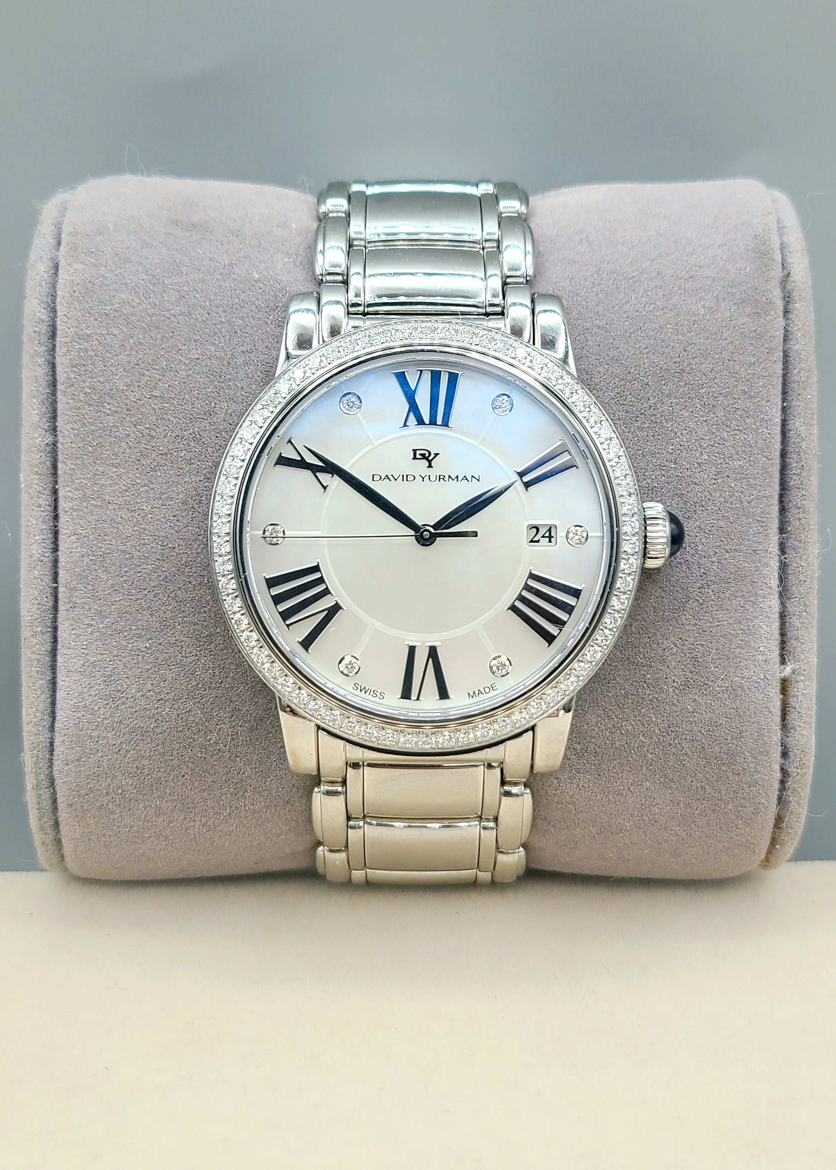 David Yurman Classic Quartz Watch 38mm Diamond Bezel、mySite、hinf8tx79