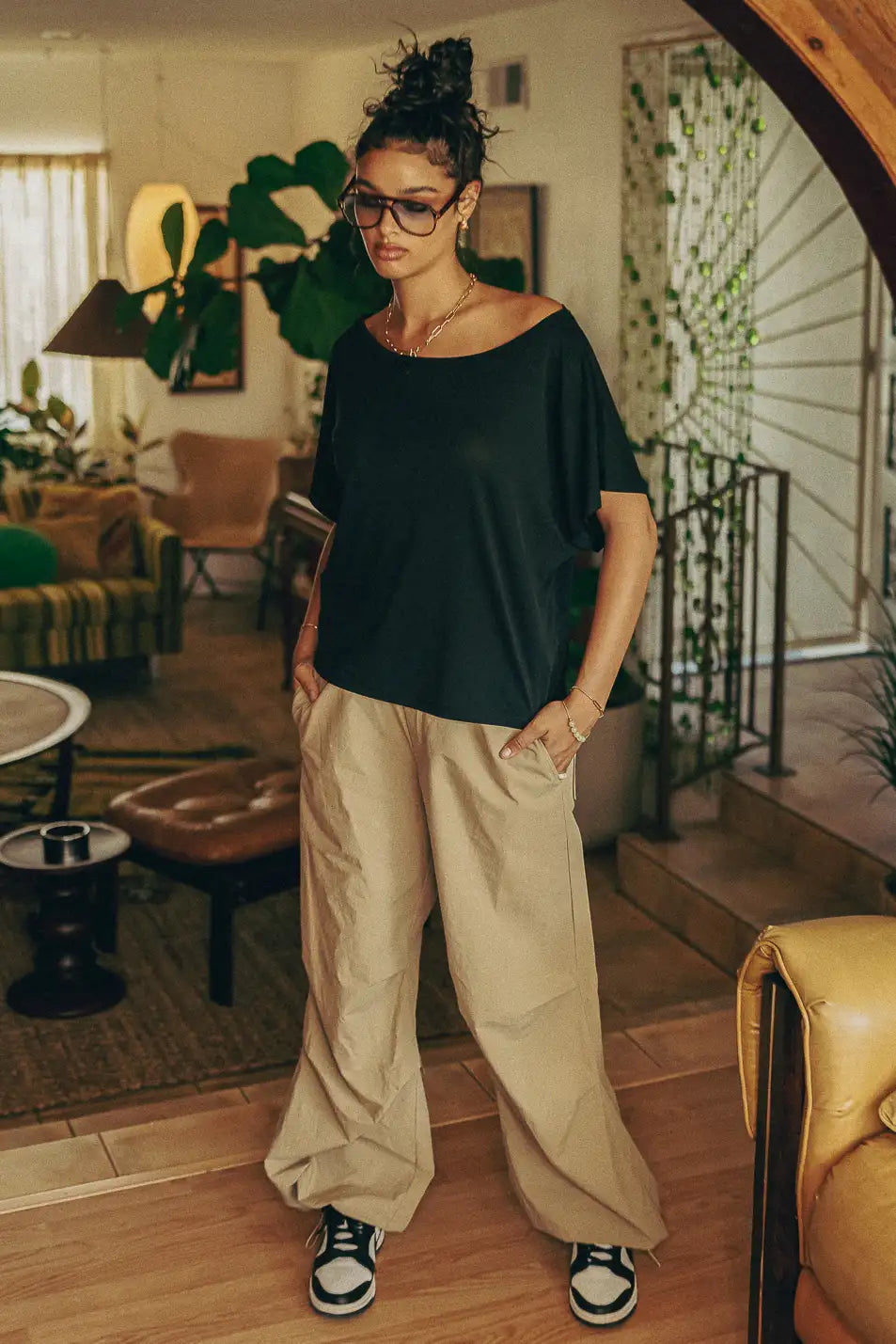  Charlie Parachute Pants in Khaki - FINAL SALE、mySite、merchandisen