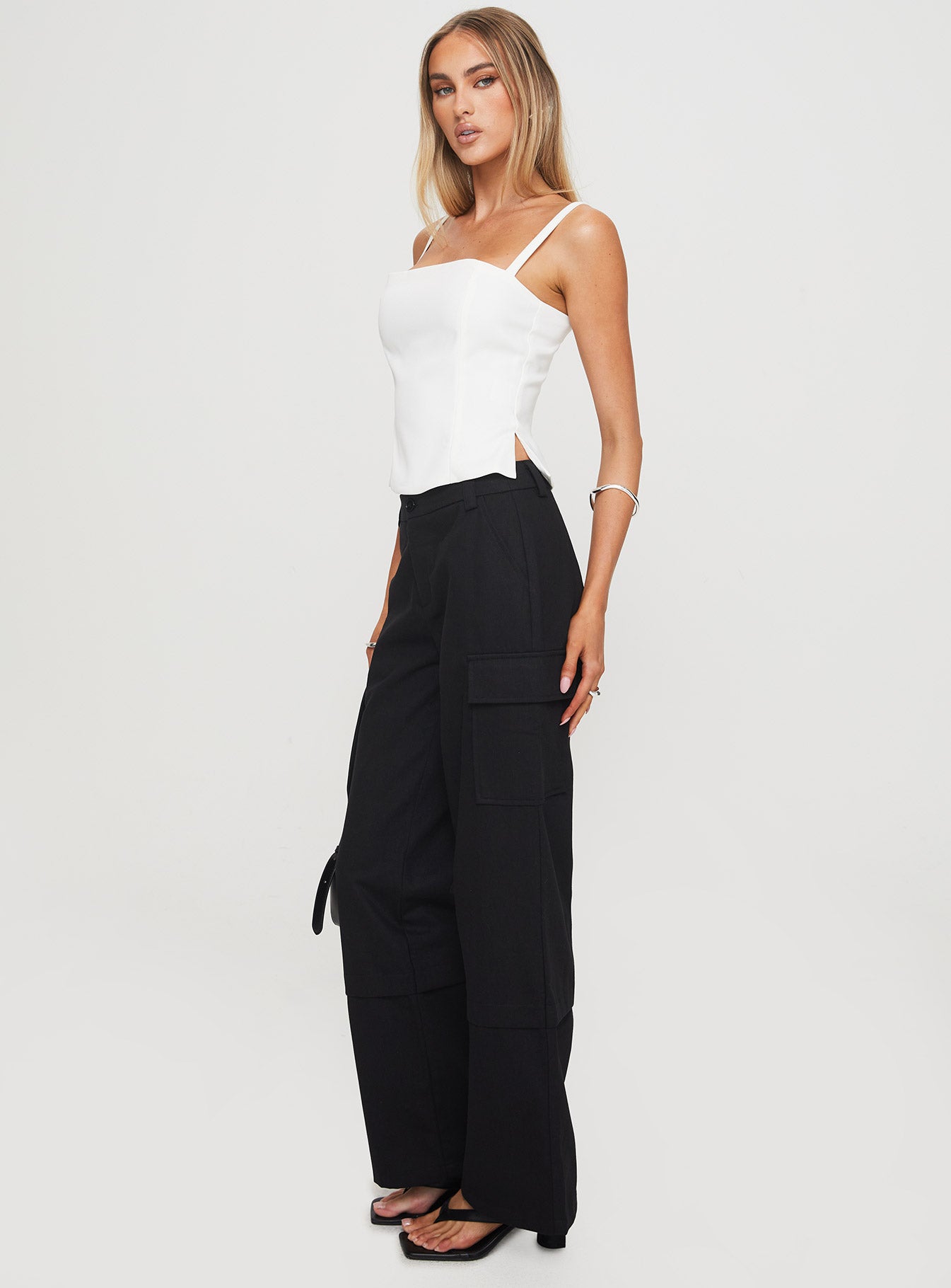 Raider Low Waist Cargo Pant Black、mySite、solidvoid