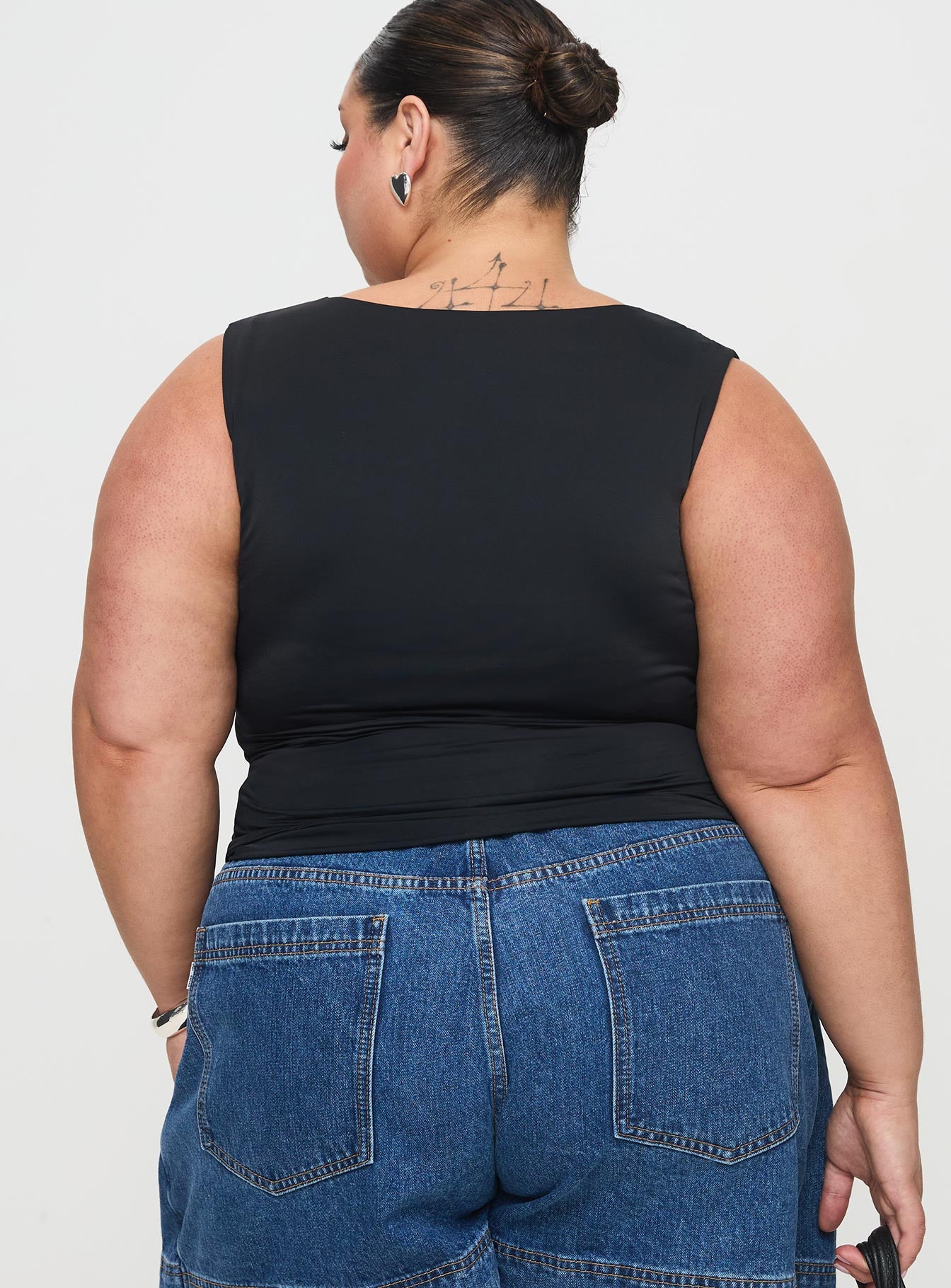 Back In Time Top Black / Pink Lace Curve、mySite、solidvoid