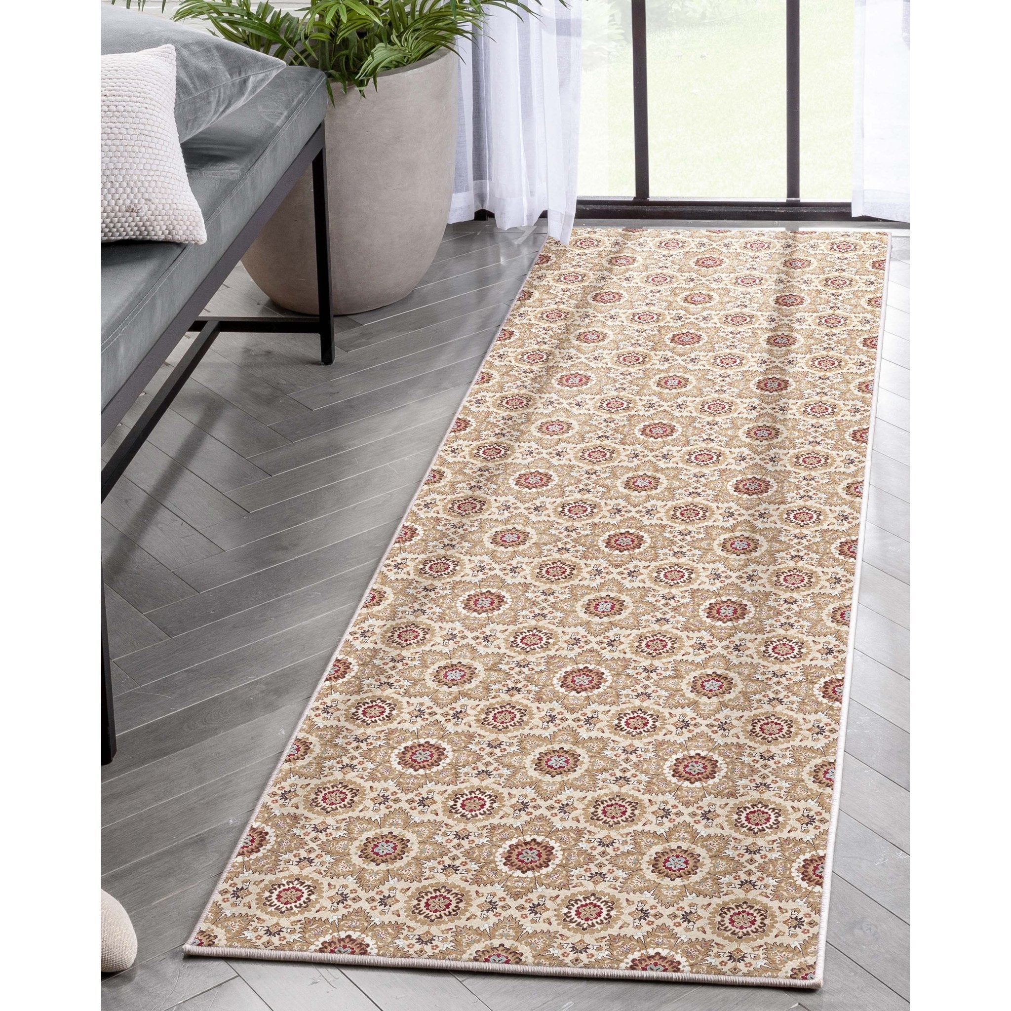 Victoria Transitional Mosaic Pattern Flat-Weave Rug、mySite、gigharbornorthrealestate