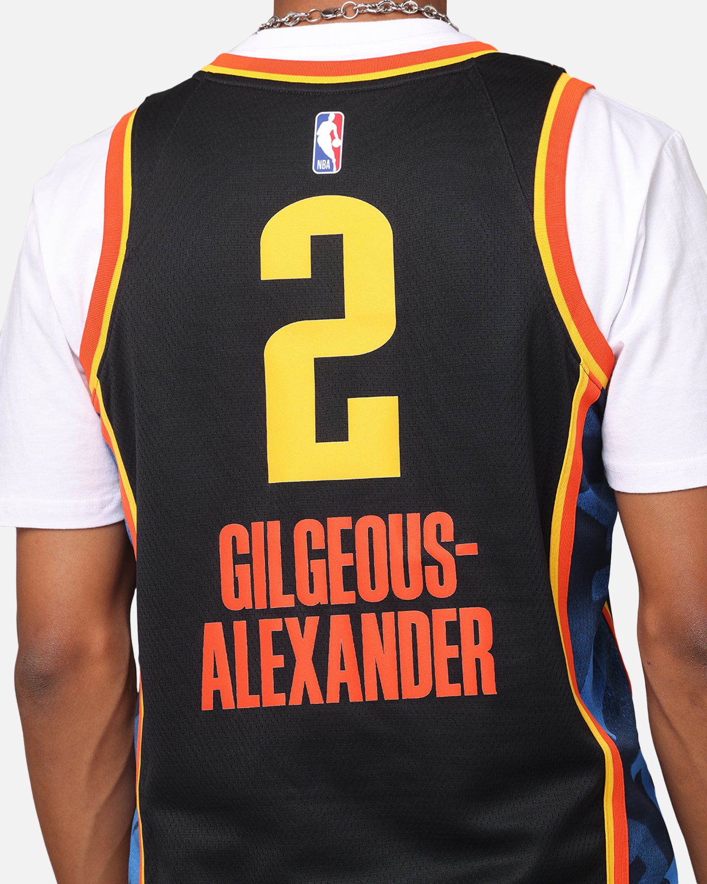 Nike Shai Gilgeous-Alexander Oklahoma City Thunder #2 City Edition 2024/25 Nike Dri-Fit NBA Swingman Jersey Black、mySite、zt4zffjzw