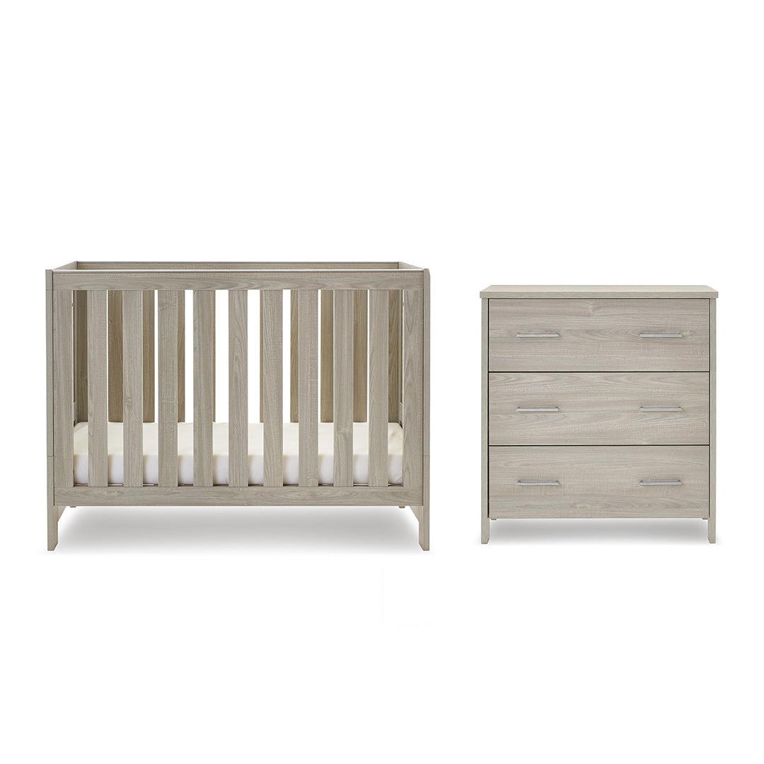  Obaby Nika Mini 2 Piece Room Set - Grey Wash、mySite、merchandisen