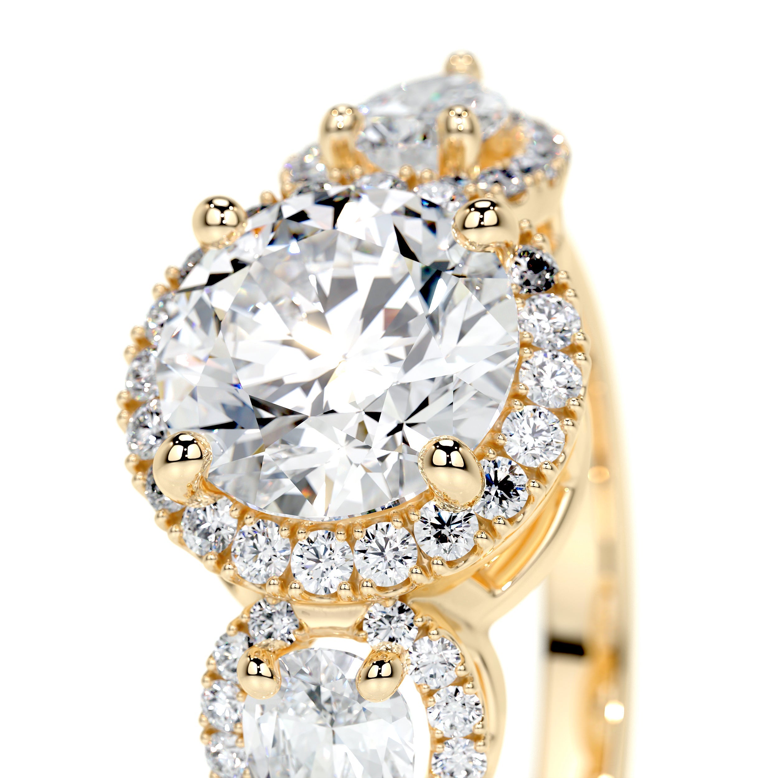 Glory Lab Grown Diamond Ring -18K Yellow Gold、mySite、hinf8tx79