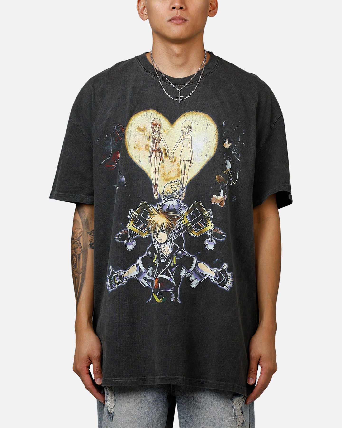 Goat Crew X Kingdom Hearts T-Shirt Black、mySite、zt4zffjzw