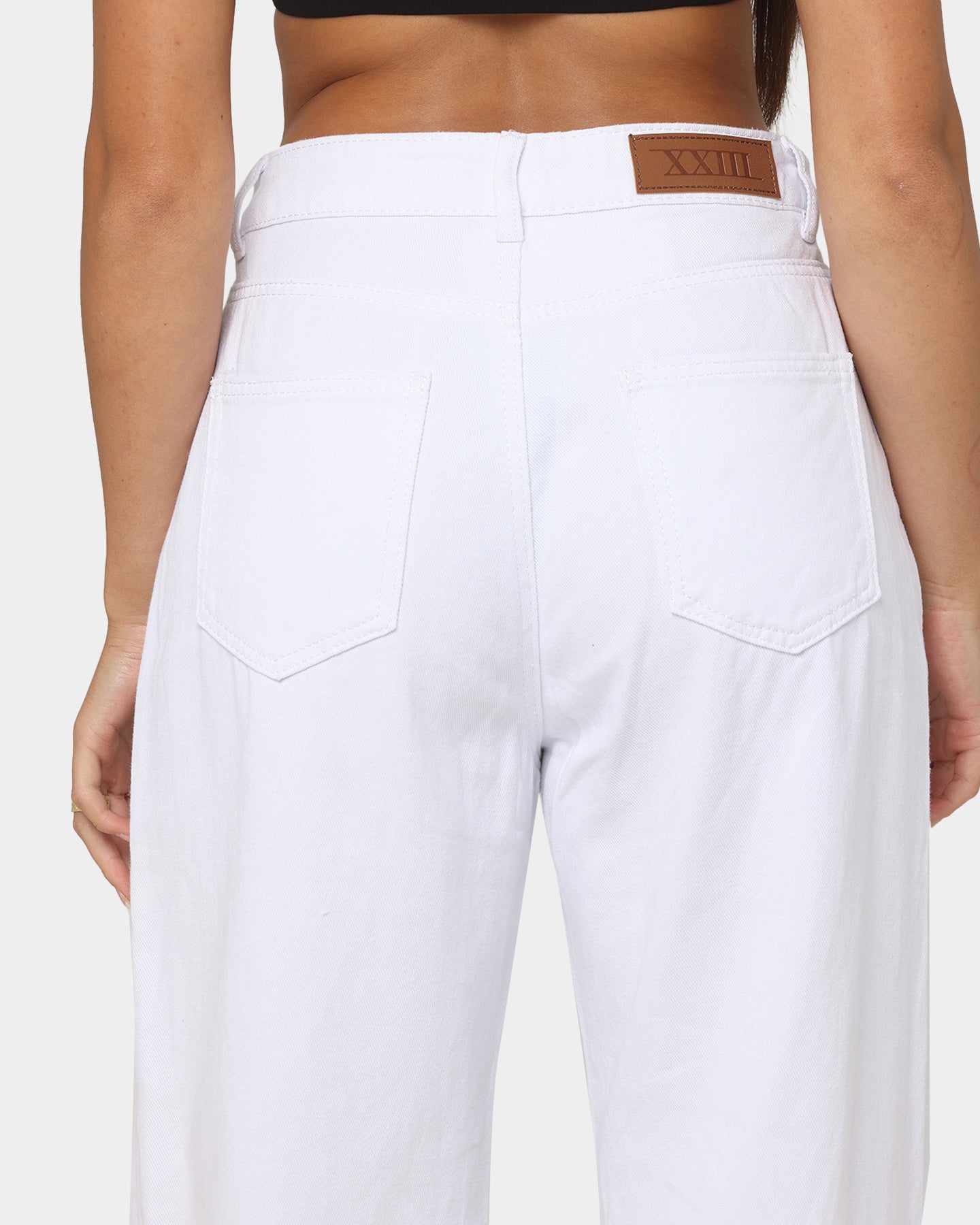 XXIII Women's Paaras Jeans White、mySite、zt4zffjzw