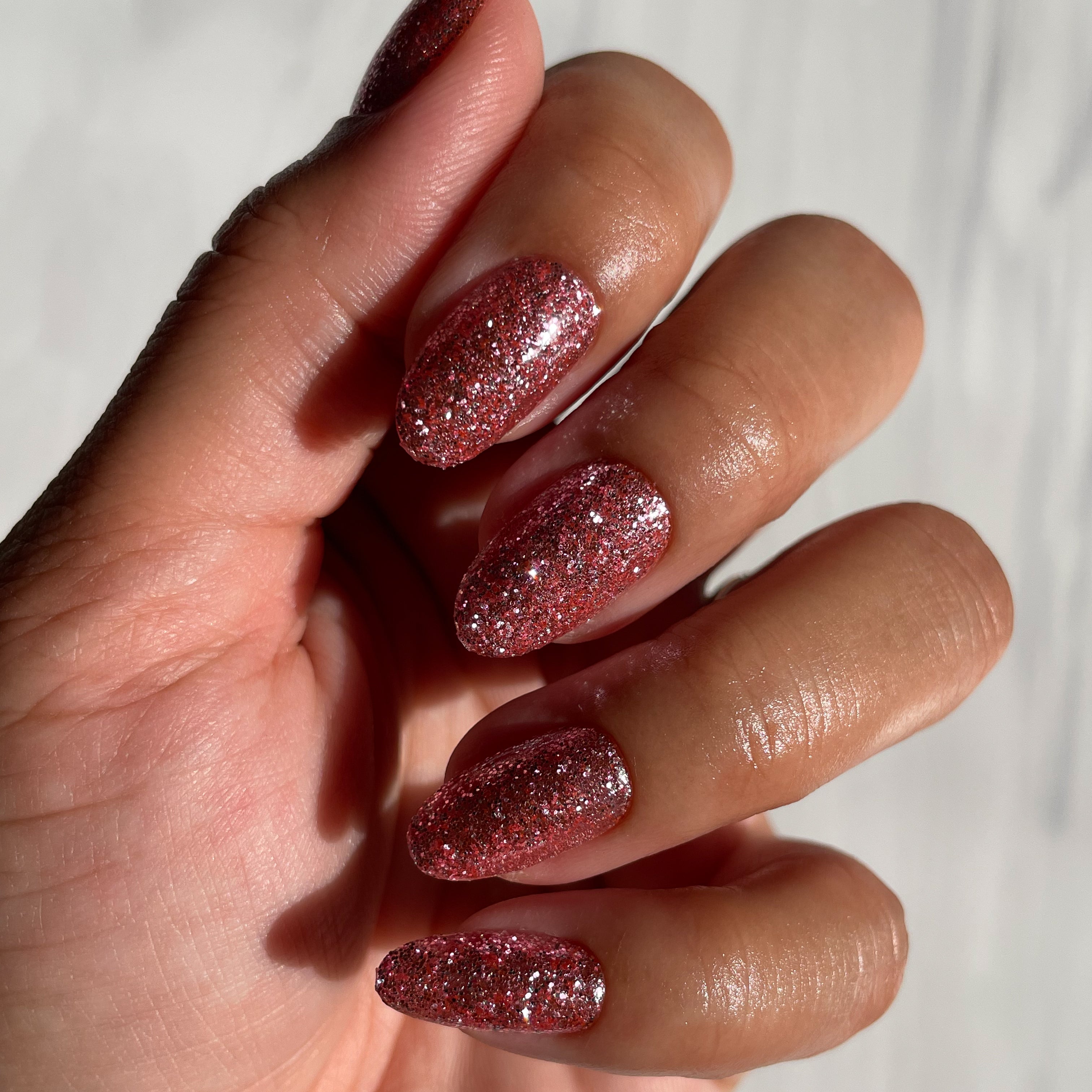 Pink Glitter Party | Oval | Medium、mySite、solidvoid
