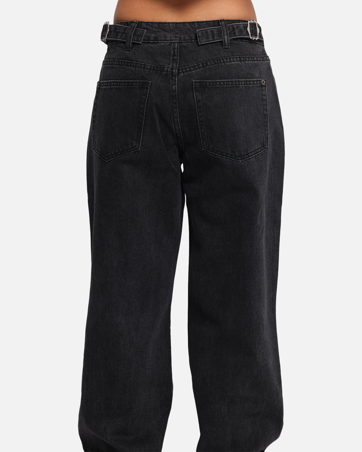 XXIII Women's Baggy Jeans Washed Black、mySite、zt4zffjzw