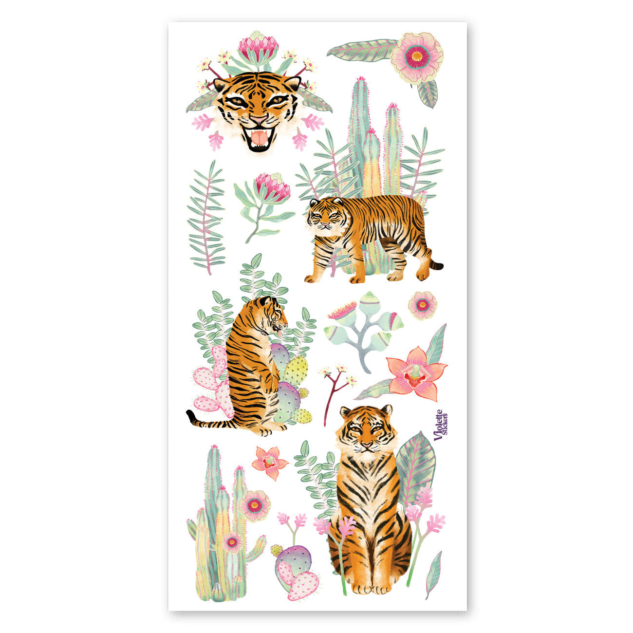  Tigers and Cacti Stickers、mySite、ghnorth