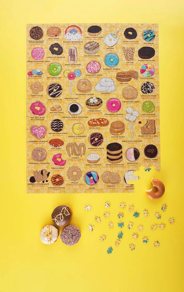 Donut Lover's 1000 Piece Jigsaw Puzzle、mySite、g9winljtr