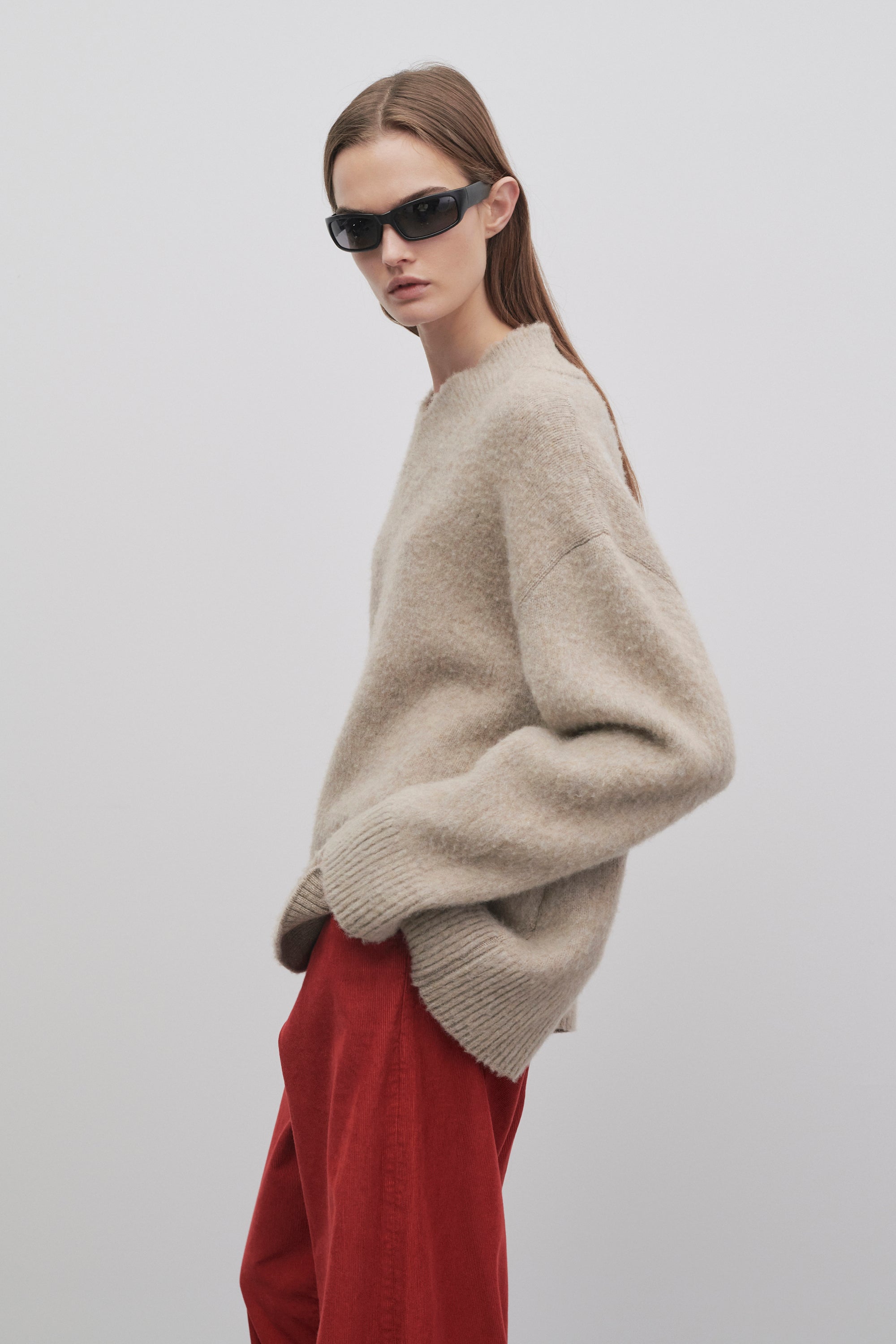 Fayette Sweater in Cashmere、mySite、aoinhome