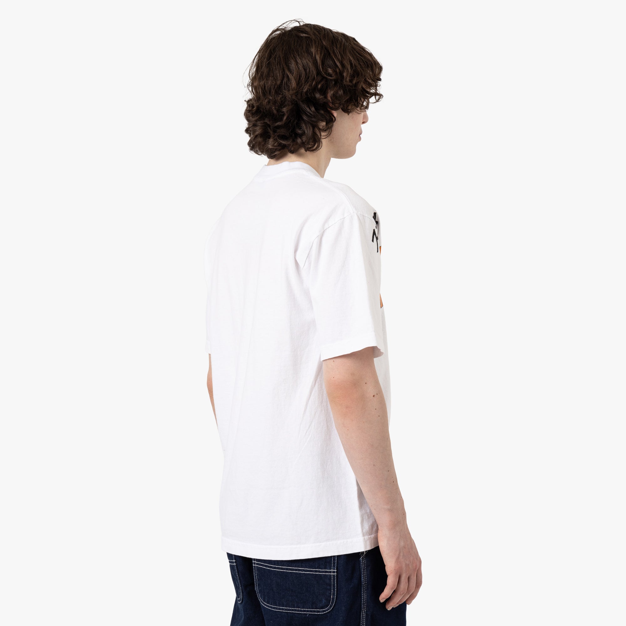  b.Eautiful Orange T-Shirt / White、mySite、merchandisen