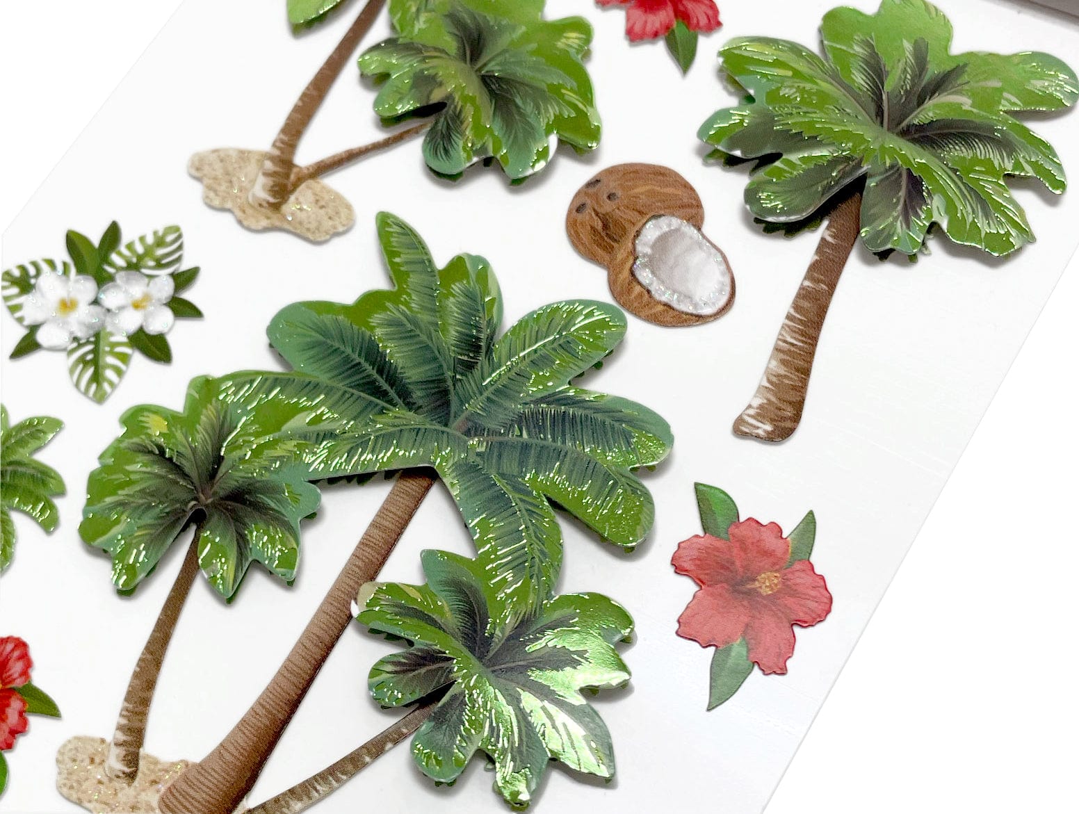  3D Scrapbook Stickers - Palm Trees、mySite、ghnorth