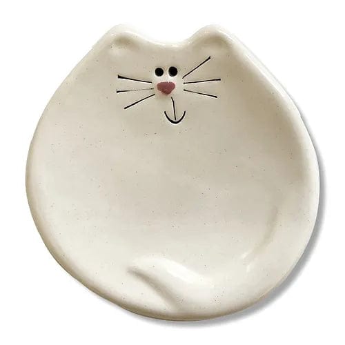 Handmade Ceramic Cat Trinket Dish Tea bag Holder Cute!、mySite、g9winljtr