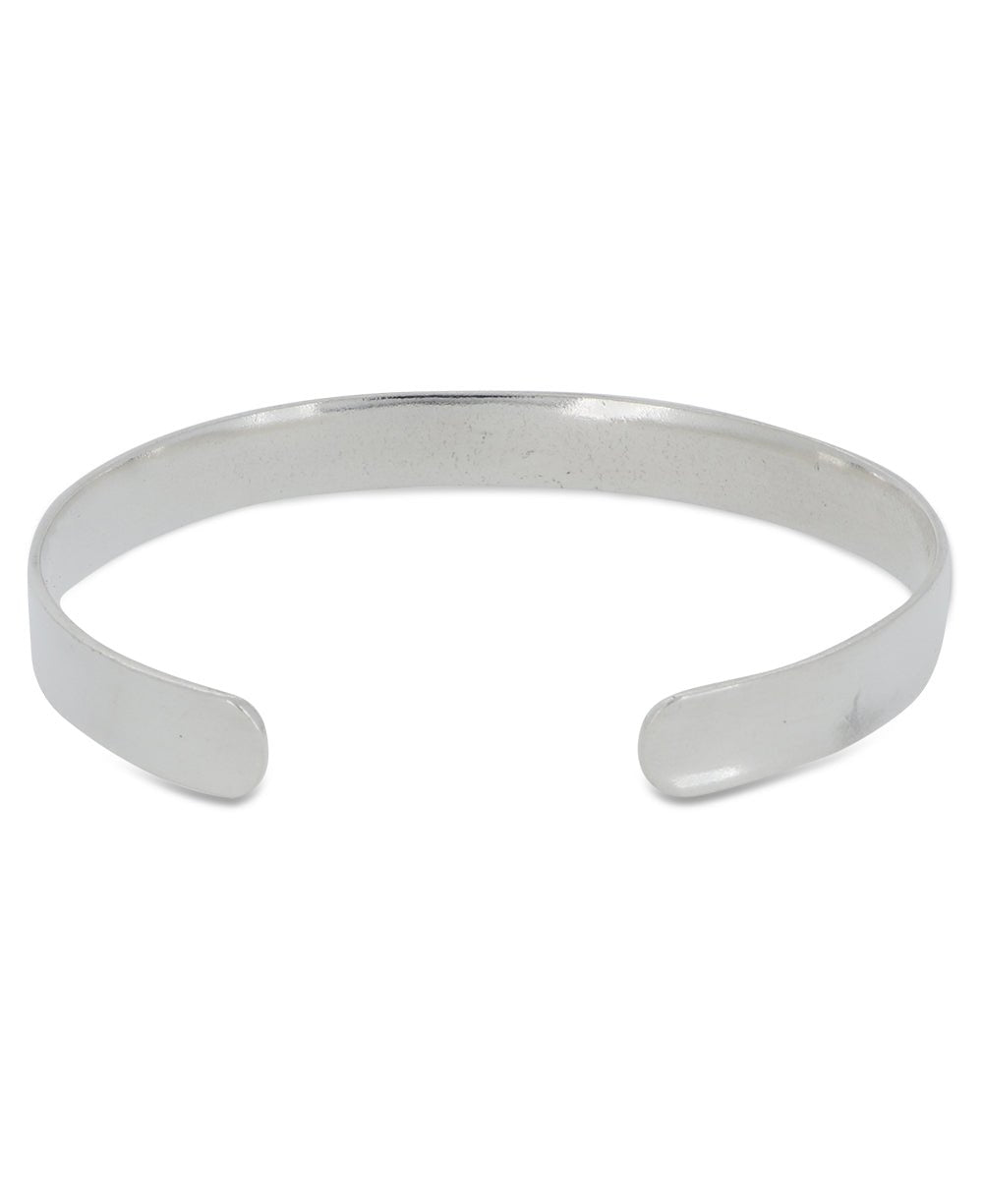 Sterling SIlver Om Mani Padme Hum Mantra Cuff Bracelet、mySite、topwebapps