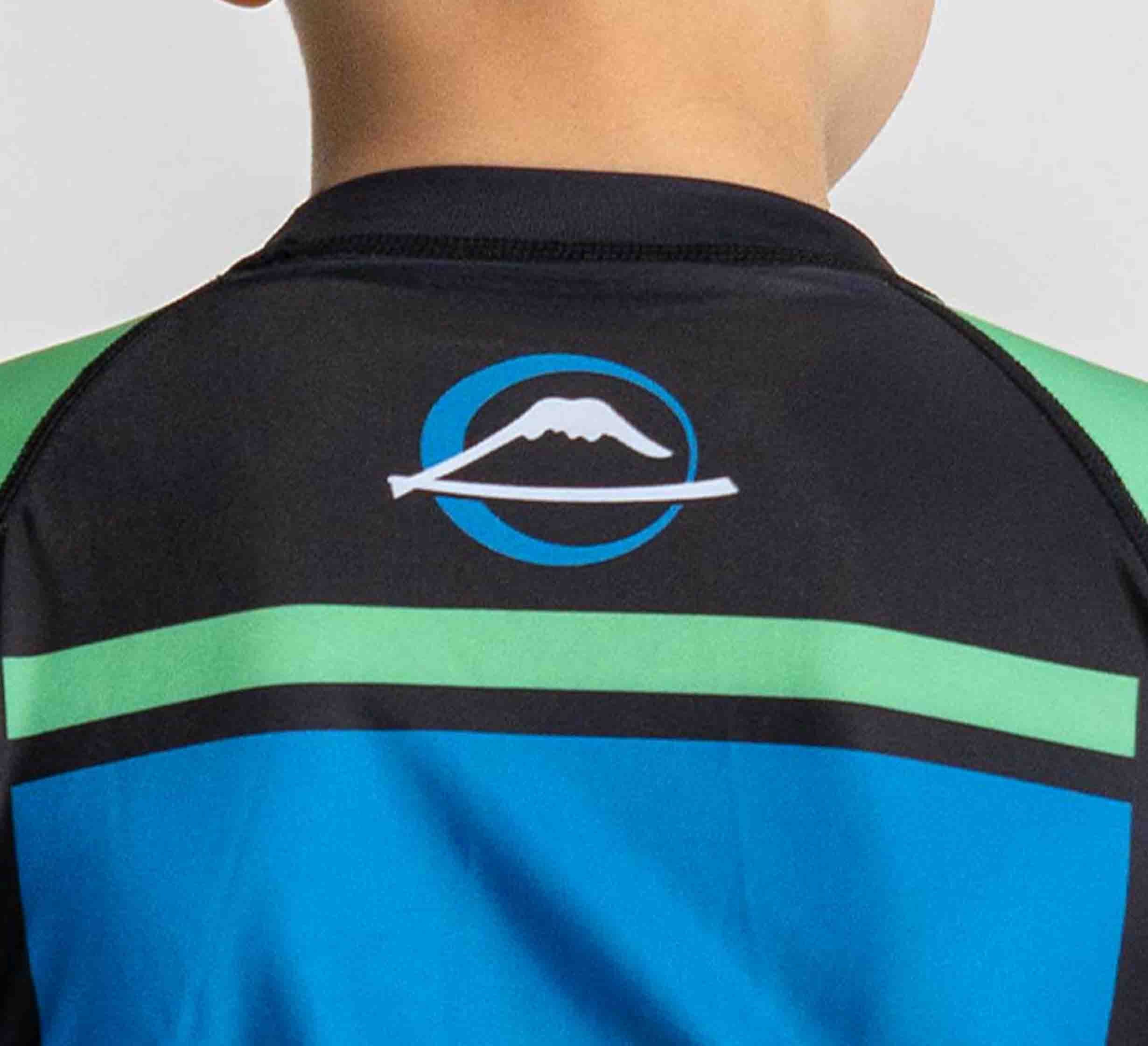 Kids Mt. FUJI Flex Lite Long Sleeve Rashguard Blue/Green、mySite、gigharbornorthrealestate
