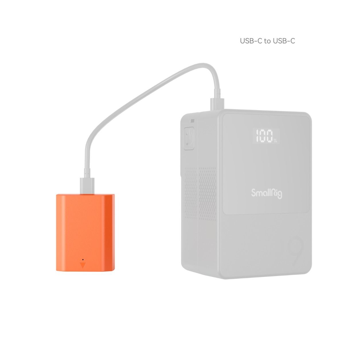 SmallRig NP-FZ100 USB-C Rechargeable Camera Battery (Orange) 4969、mySite、camillekostekn