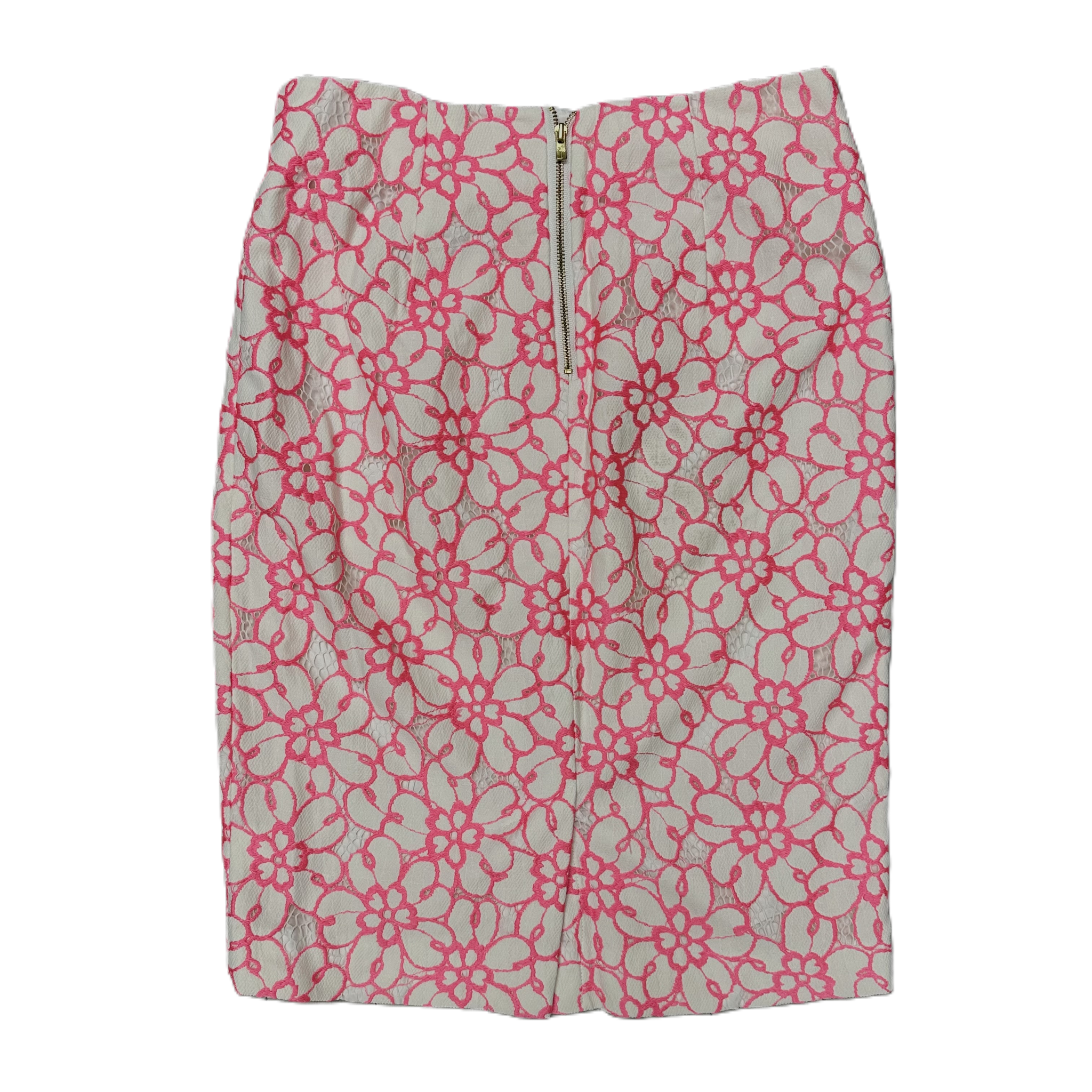 Skirt Designer By Lilly Pulitzer In Pink & White, Size: 0、mySite、garagedoors4me