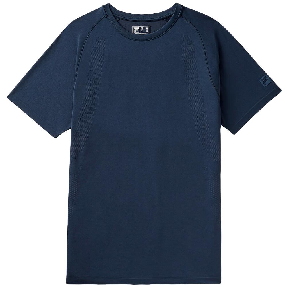 Fila Men's Casa Lucky Ace Seamless Crew - Fila Navy、mySite、neckold