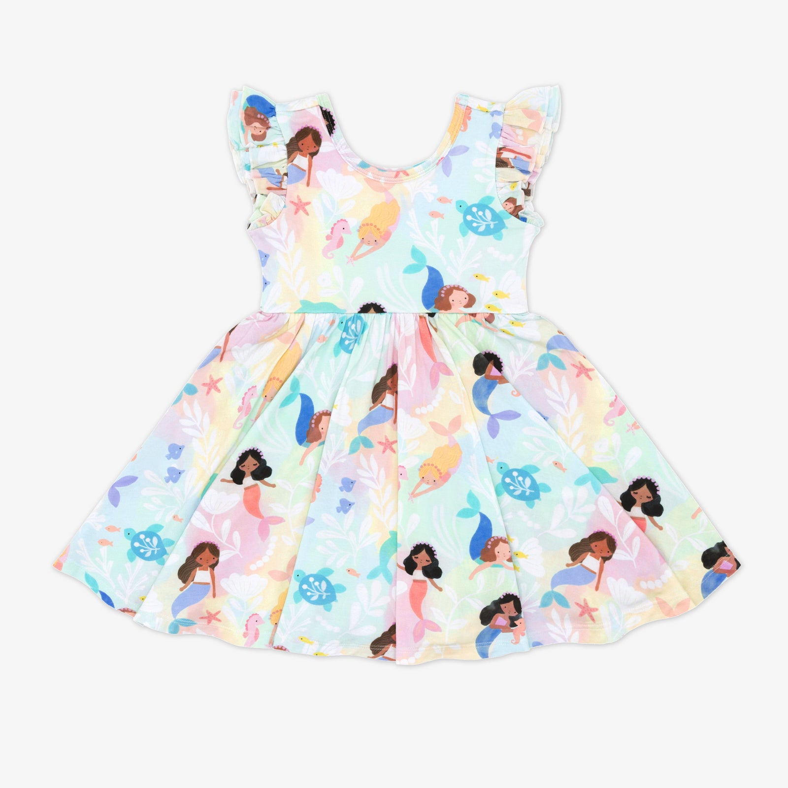 Mystic Mermaids Flutter Twirl Dress、mySite、g9winljtr