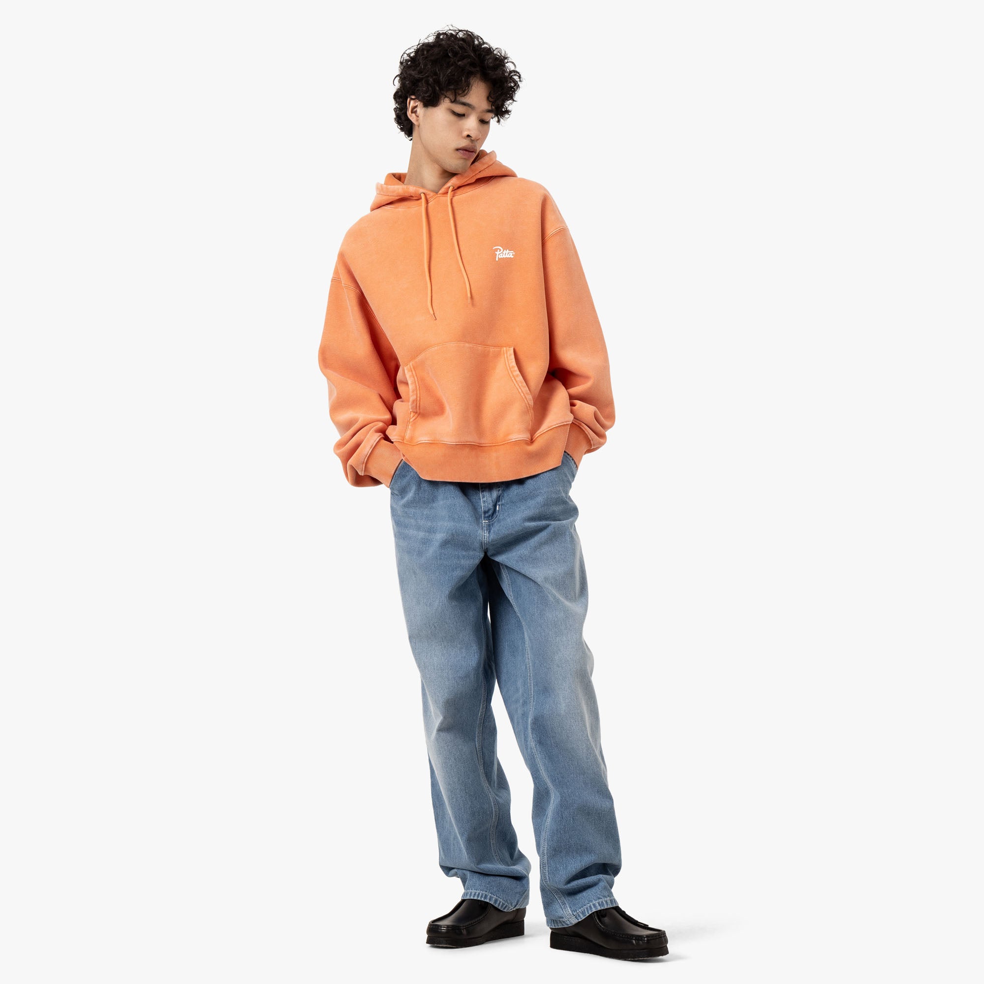  Patta Classic Washed Hooded Sweater Melon、mySite、merchandisen