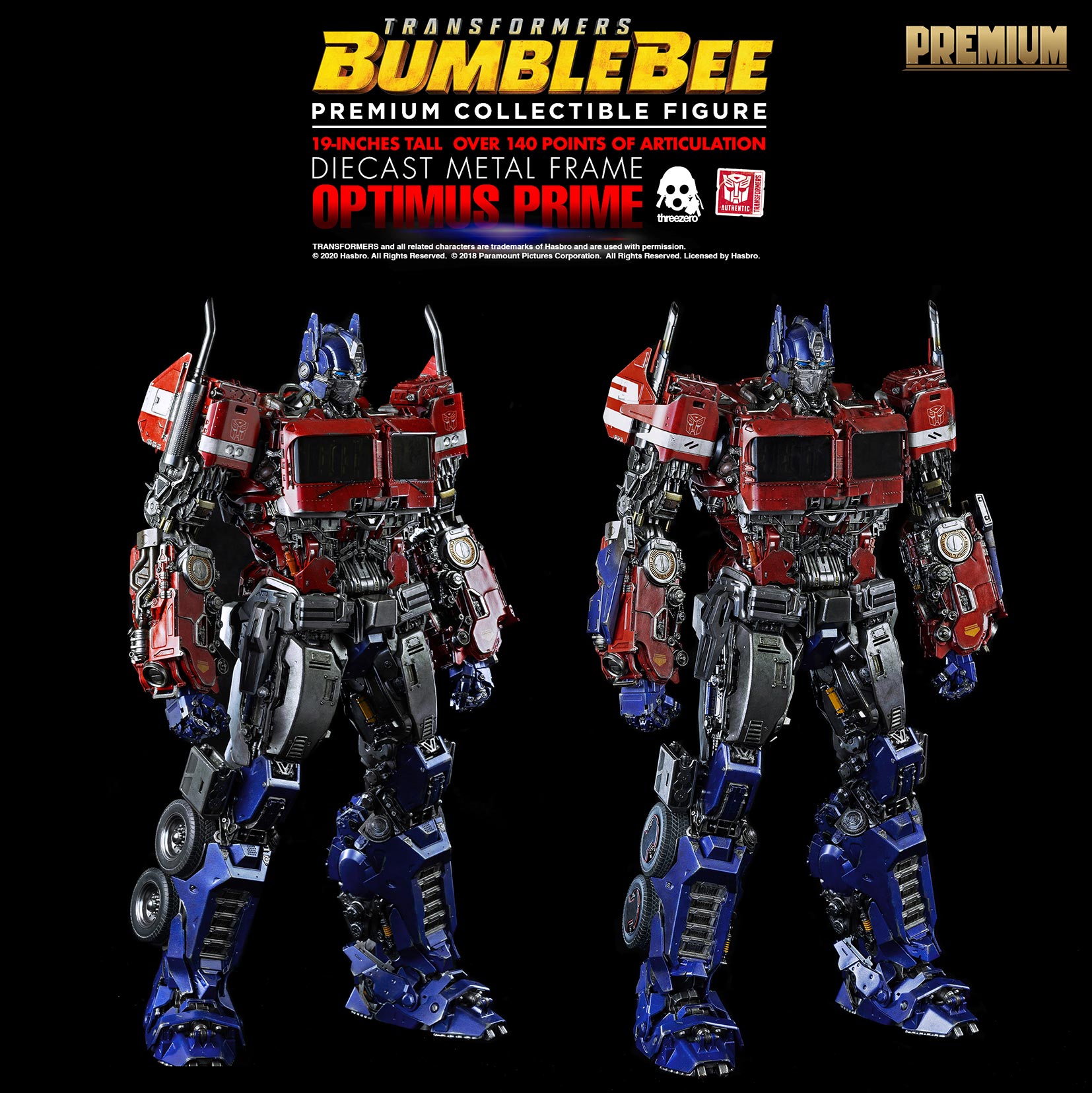 Threezero Transformers: Bumblebee Premium Collectible Optimus Prime、mySite、hgirdovlk