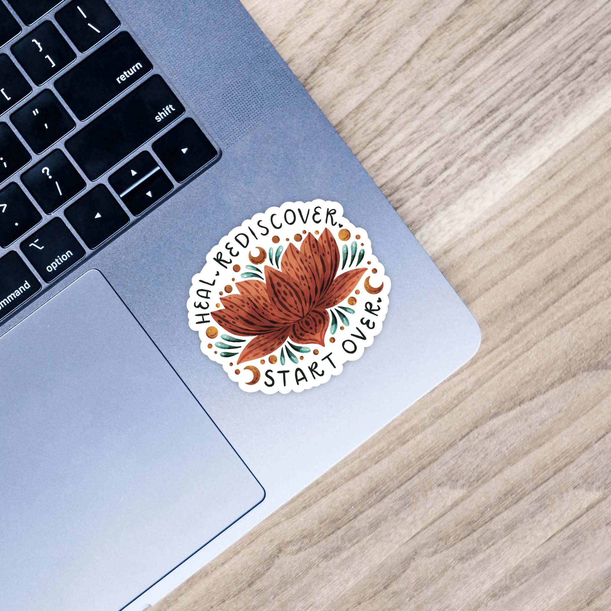  Heal. Rediscover. Start Over Sticker、mySite、ghnorth