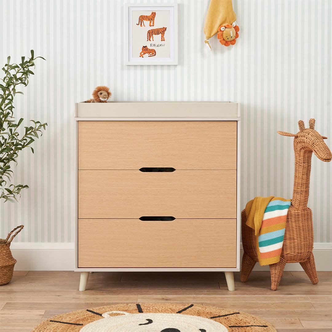  Tutti Bambini Fika 2 Piece Room Set - Light Oak/White Sand、mySite、merchandisen