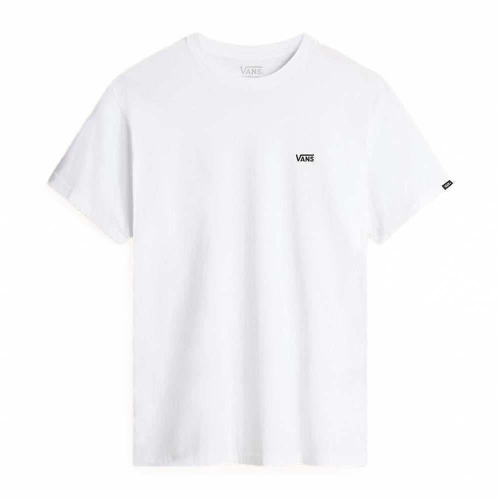  Vans Left Chest Logo T-shirt - White/Black、mySite、merchandisen