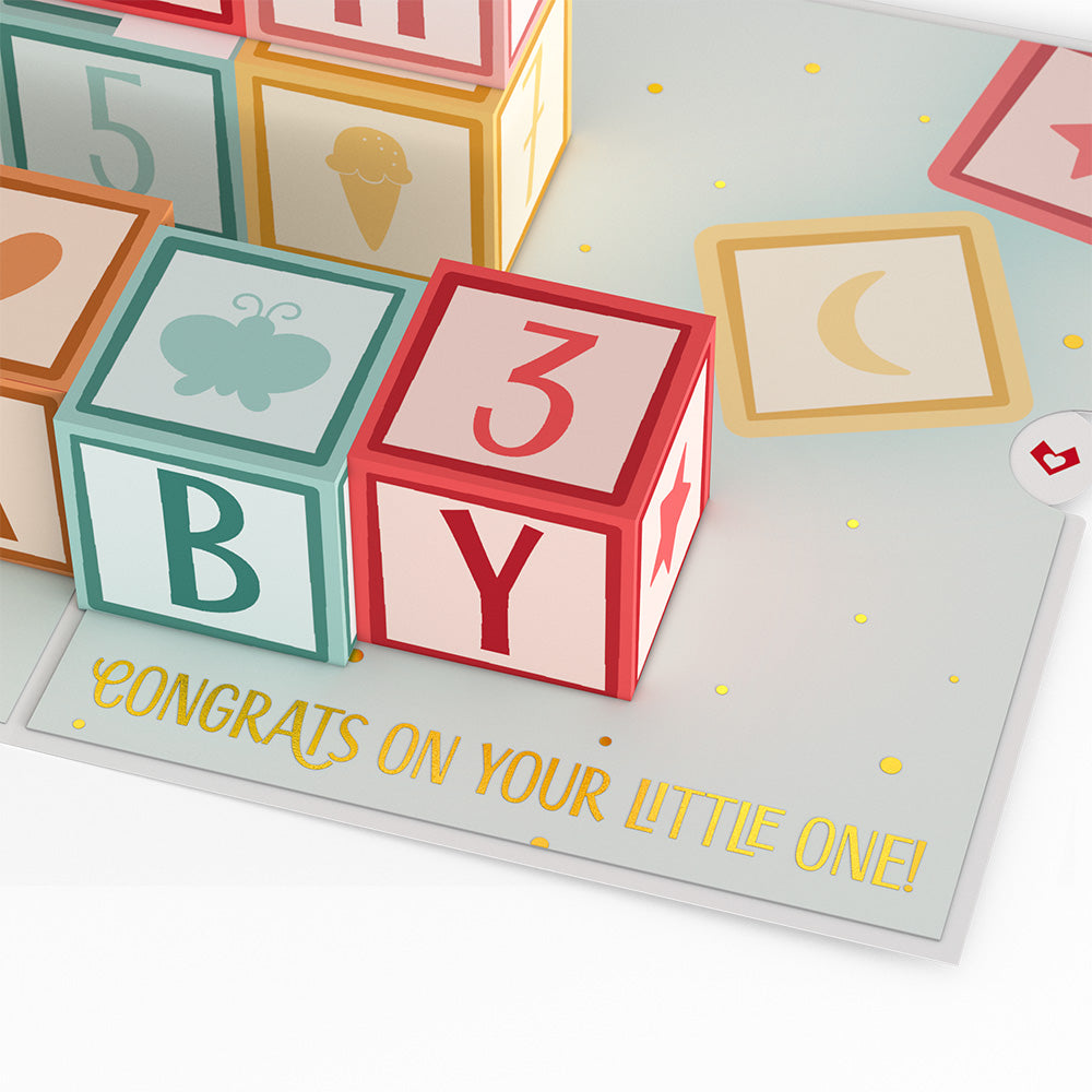 Oh Baby! Congrats Pop-Up Card、mySite、solidvoid