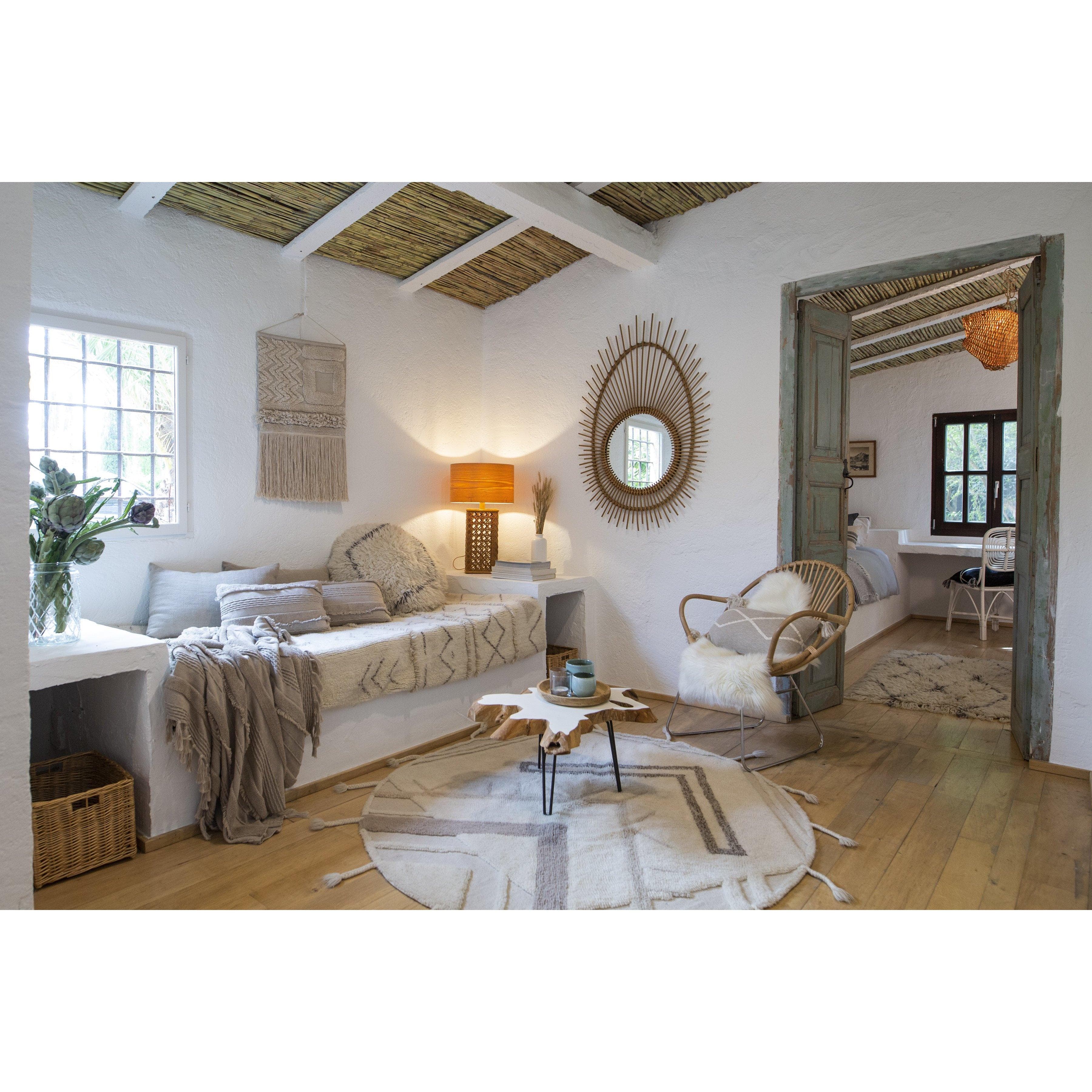 Berber Soul Wool Washable Pouffe、mySite、gigharbornorthrealestate