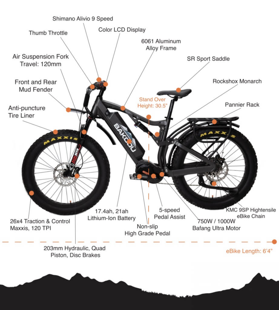 bakcou storm electric mountain bike