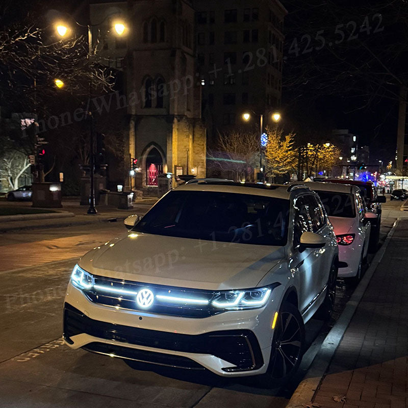 3rd Gene VW Light up Emblem for Tiguan (2022-2025) (Compatible with ACC/radar for Emergency Braking)、mySite、nflplayoffbracketp