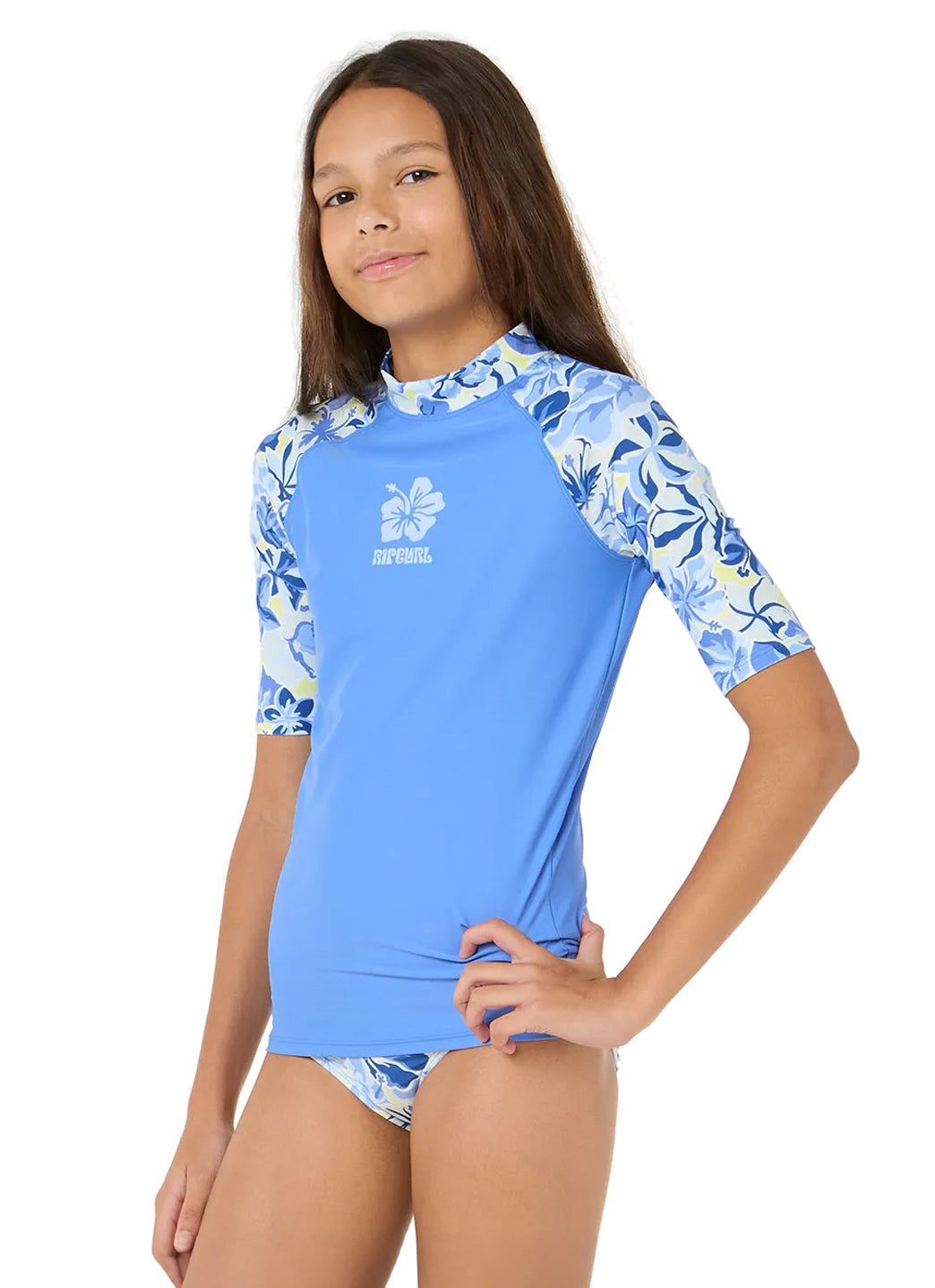 Rip Curl Girls' Island Bliss 3 Piece Bikini Set (Big Kid)、mySite、noshort