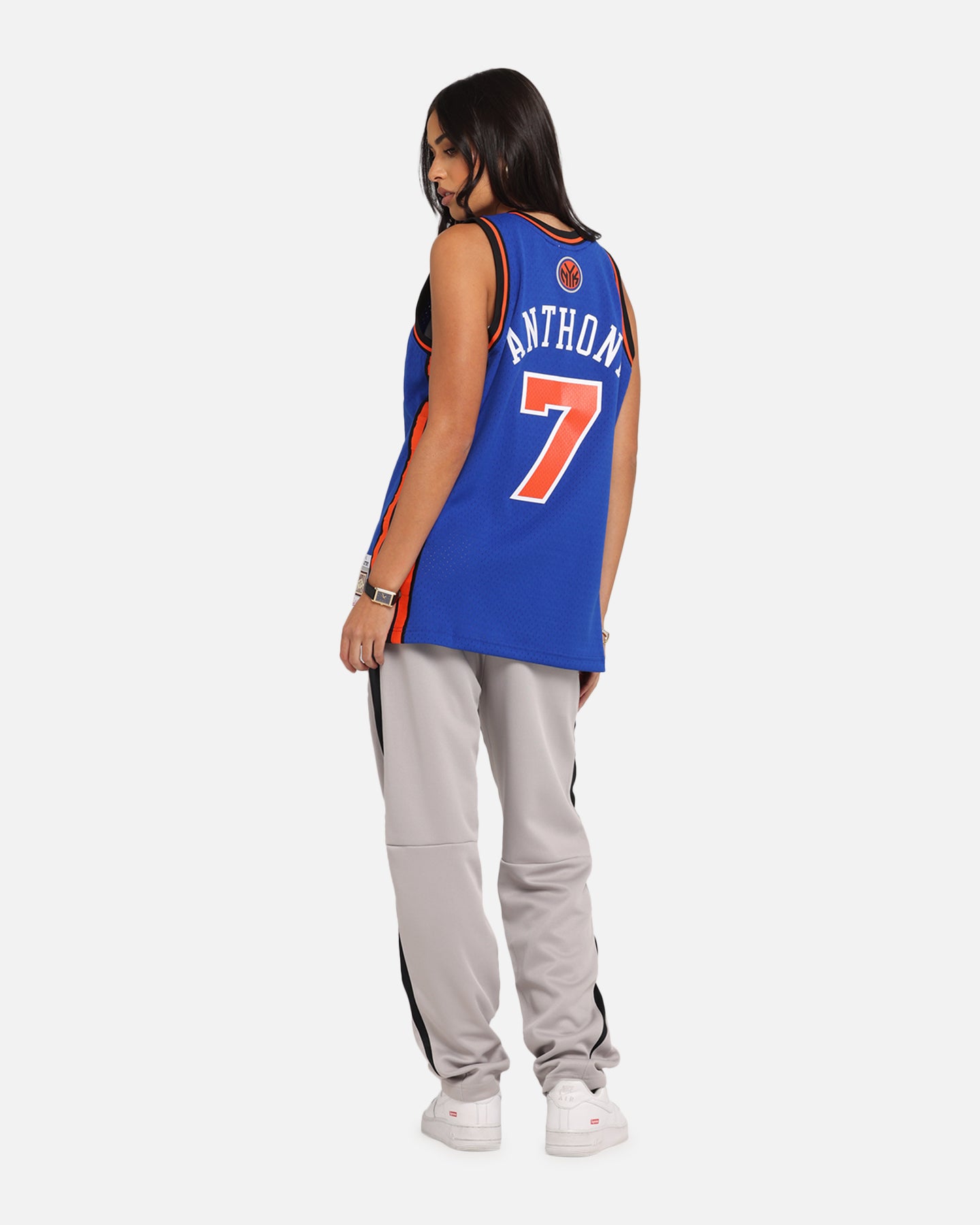 Mitchell & Ness New York Knicks Carmelo Anthony 2010 Dark Jersey Royal、mySite、zt4zffjzw