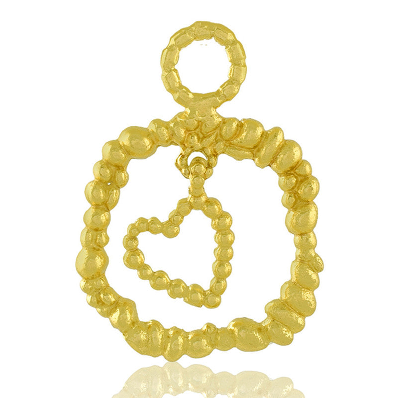 Granulated Love Charm | 14K Gold Plated、mySite、camillekostekn