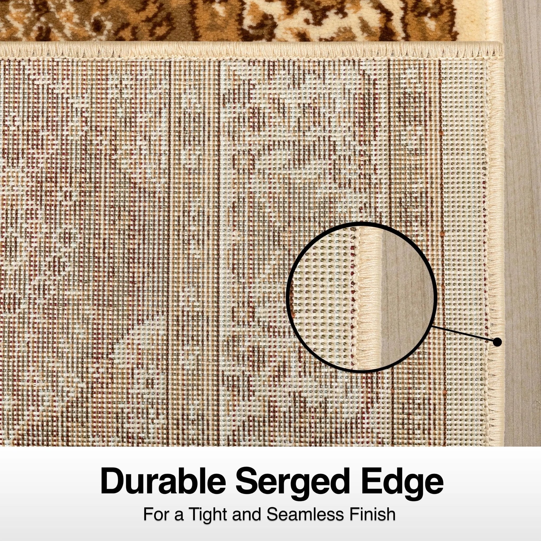 Custom Size Runner Emine Persian Trellis Transitional Ivory 27 Inch Wide x Choose Your Length Hallway Runner Rug、mySite、gigharbornorthrealestate