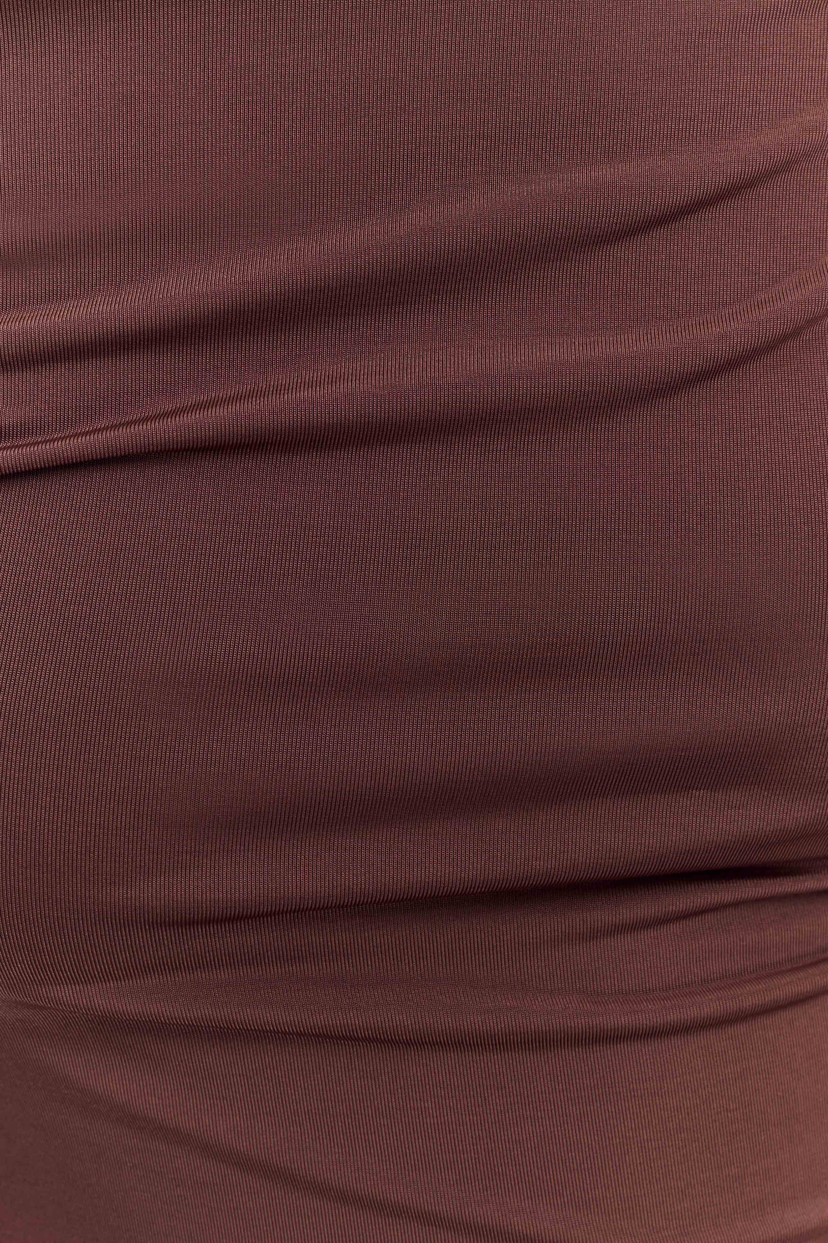 Kinsley Slinky Maxi Dress With Hardware - Chocolate、mySite、solidvoid