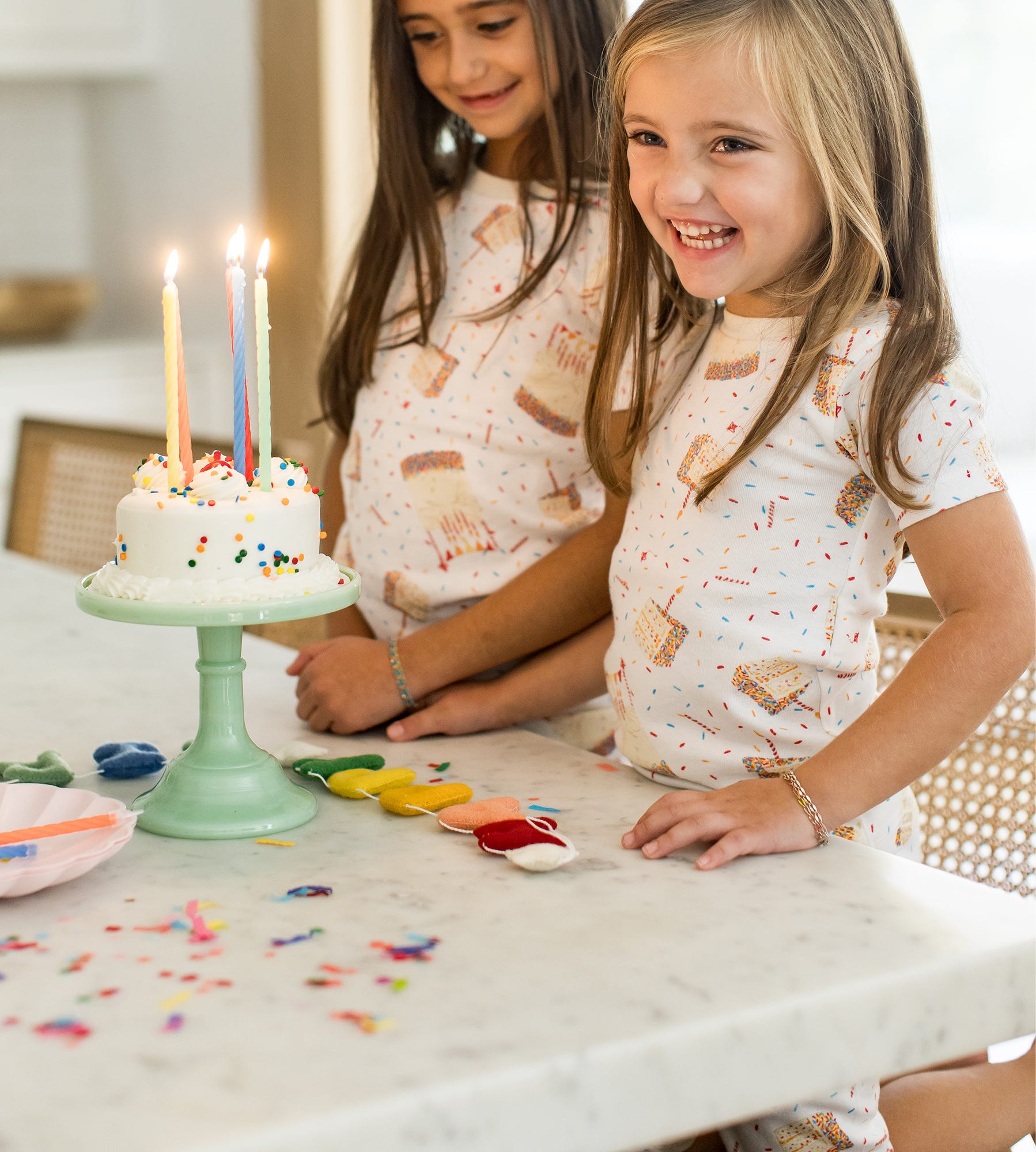  Birthday Cake Organic Two-Piece Short Sleeve Pajamas、mySite、layawaytickets