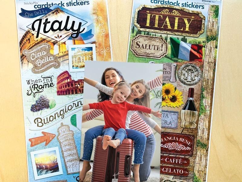  Scrapbook Stickers - Italy Value Pack、mySite、ghnorth