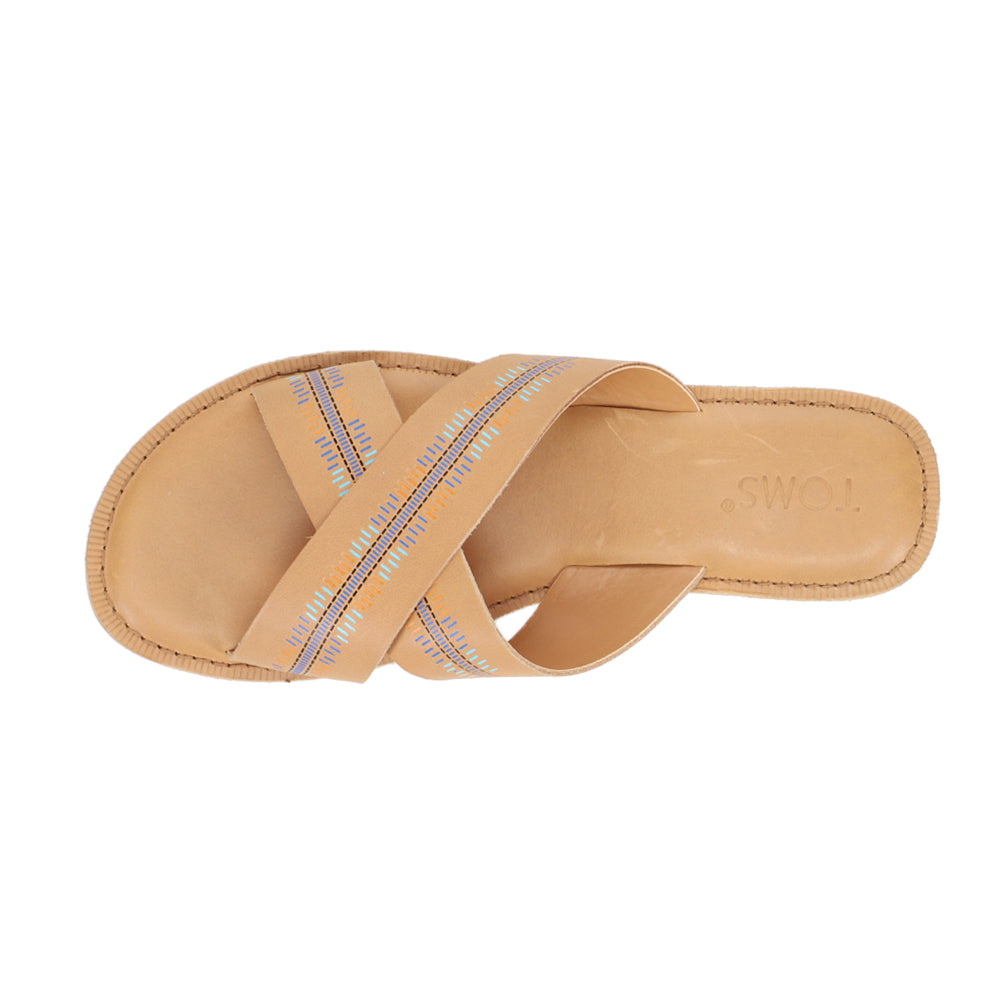 Viv Geometric Embroidered Flat Sandals、mySite、gtrtttuynbv
