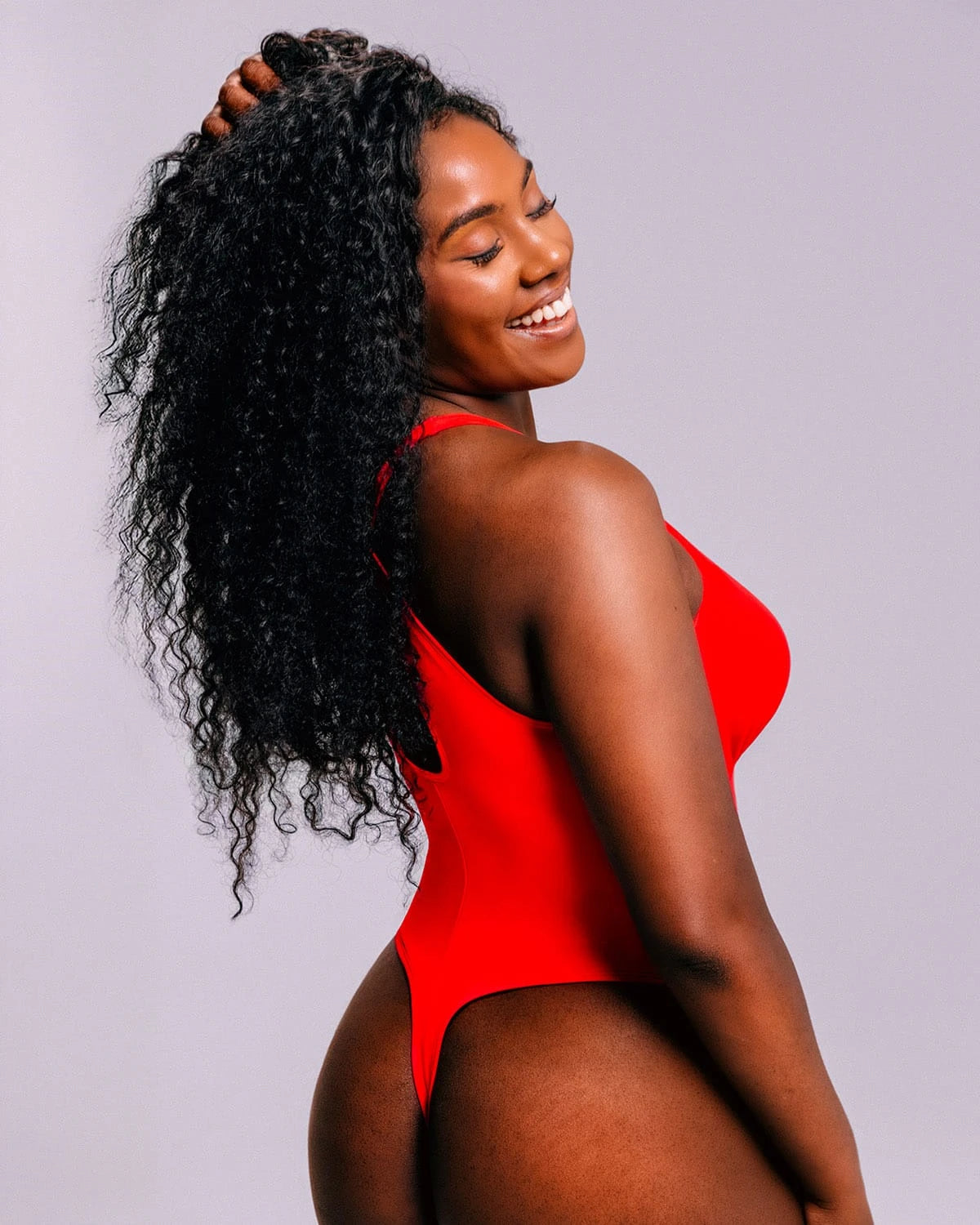 AirSlim® Deep V-Neck Cross Back Shaping Bodysuit、mySite、bengalsvssteelers