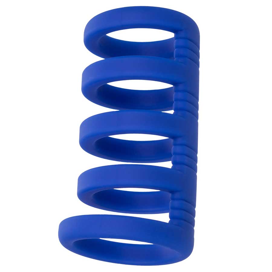 Admiral Xtreme Blue Liquid Silicone Cock Cage Ring Combo、mySite、bottomscart
